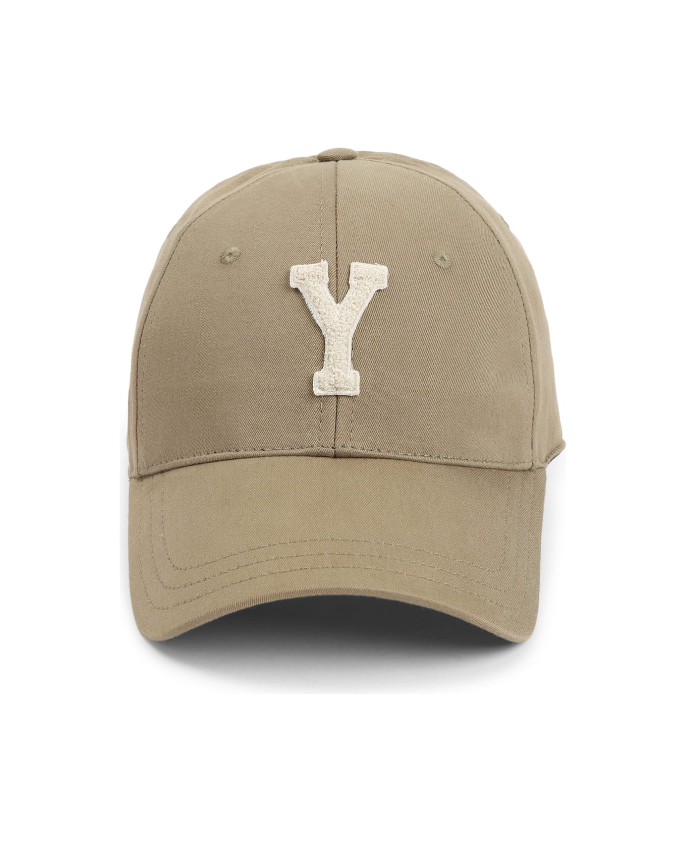 Saint Laurent Baseball Hat - Kaki avorio