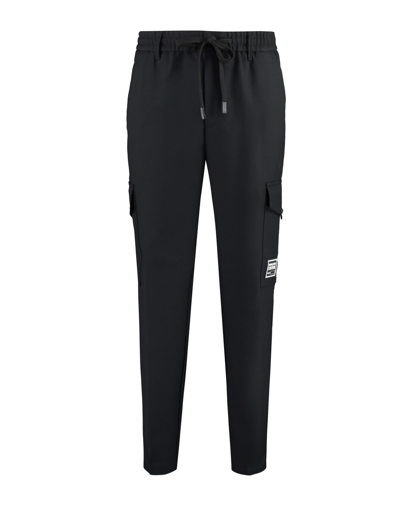 Versace Jeans Couture Piece Number Trousers - black