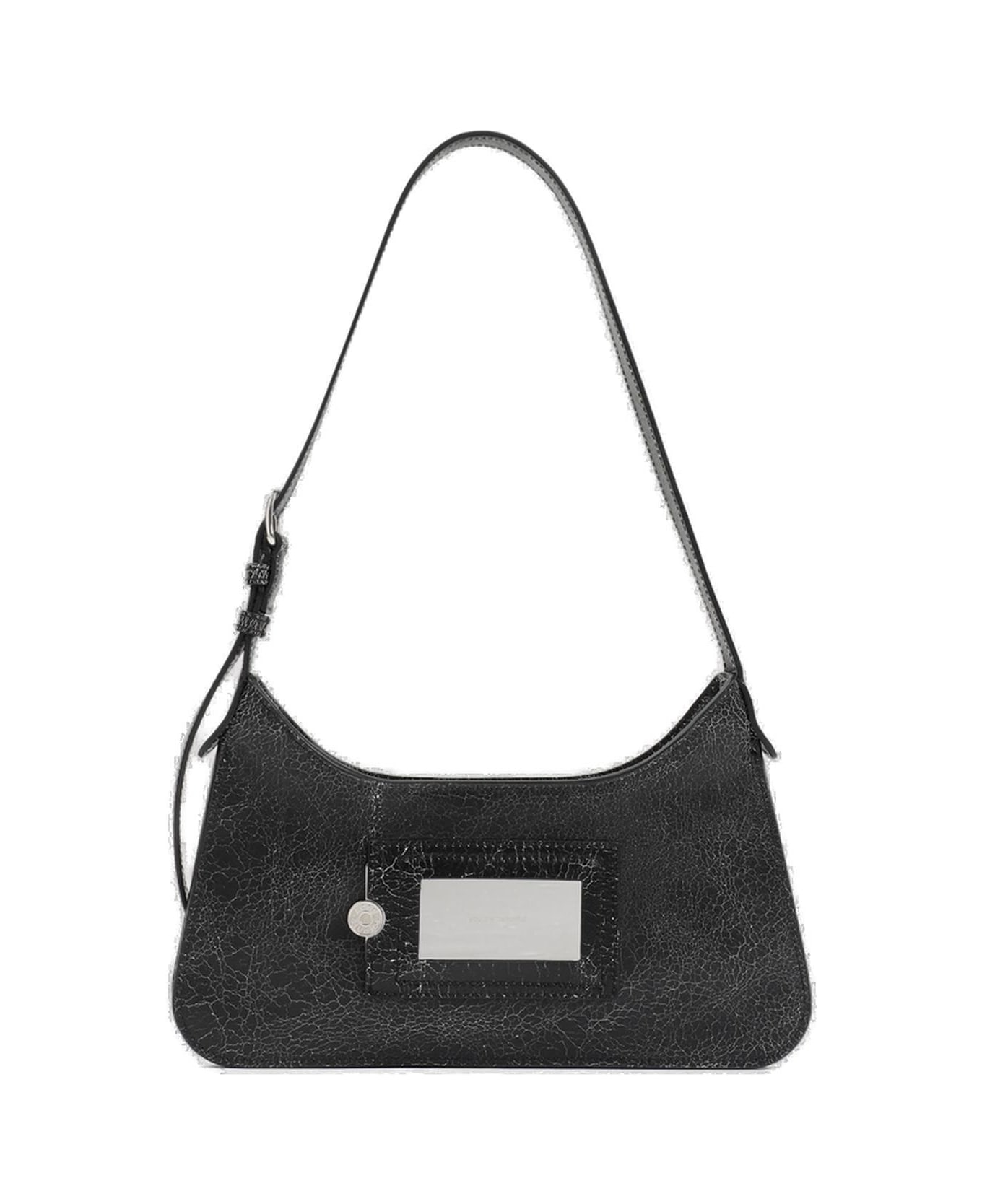 Acne Studios Platt Zip-up Shoulder Bag - 900 BLACK