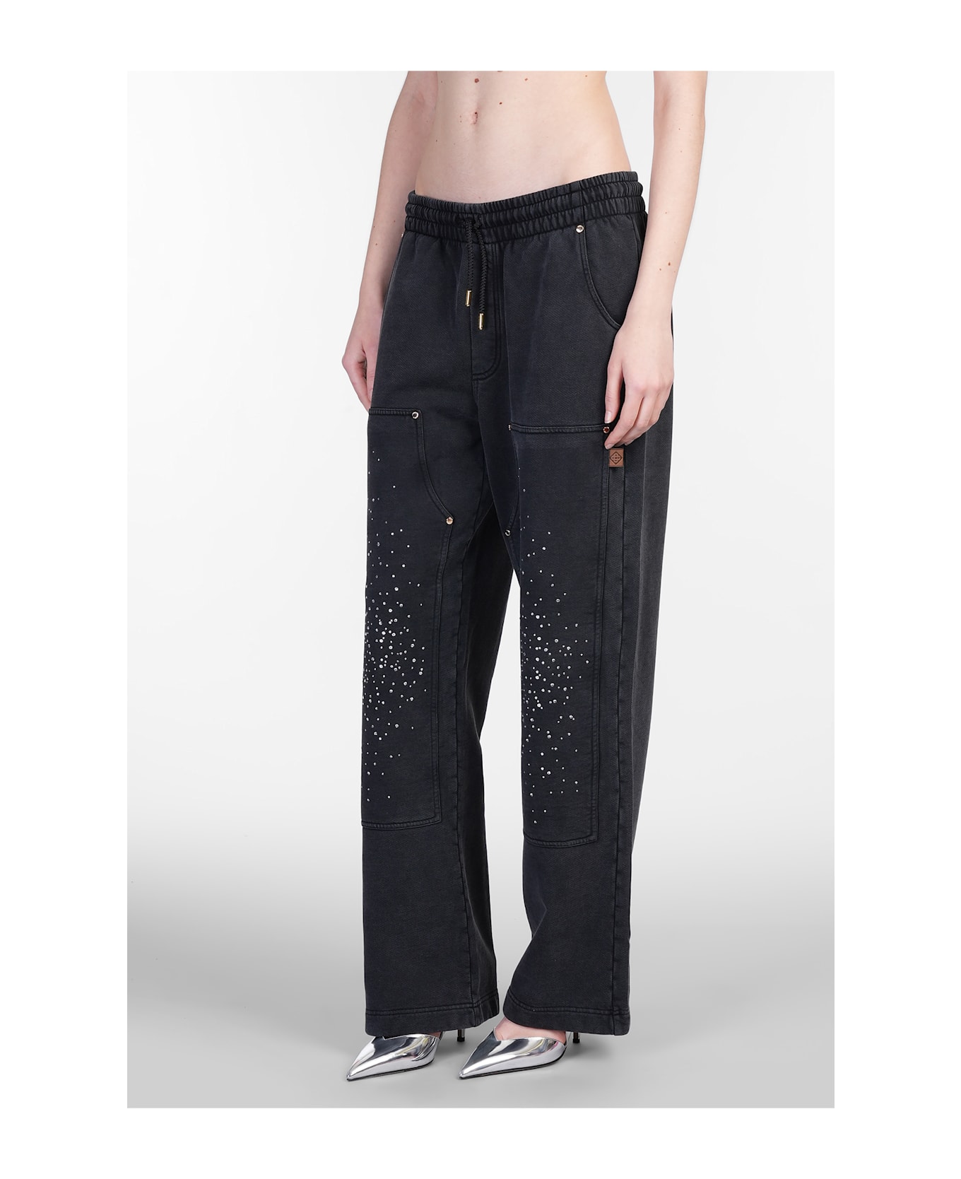 Casablanca Pants In Black Cotton - black