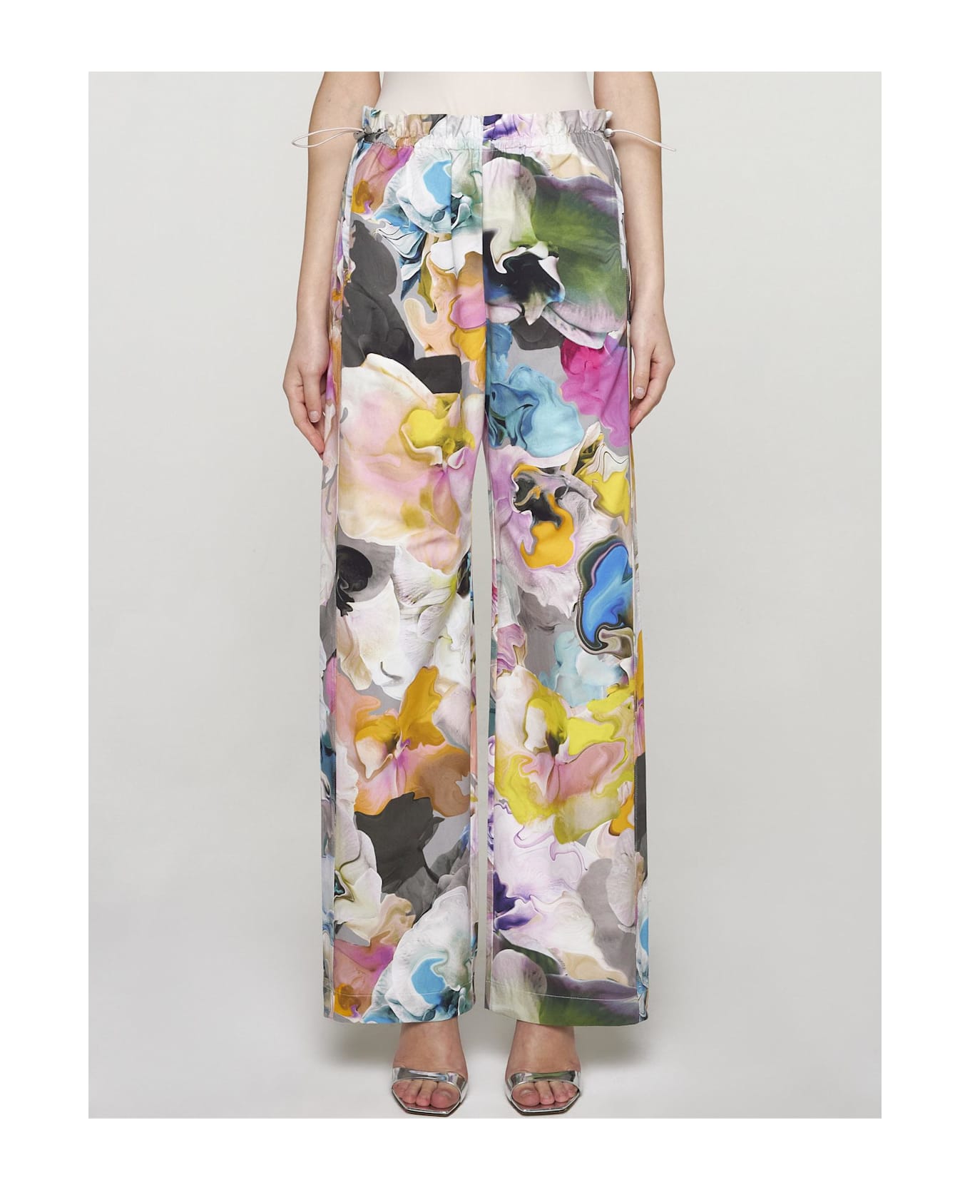 Stine Goya Carola Print Cotton Trousers - Multicolor