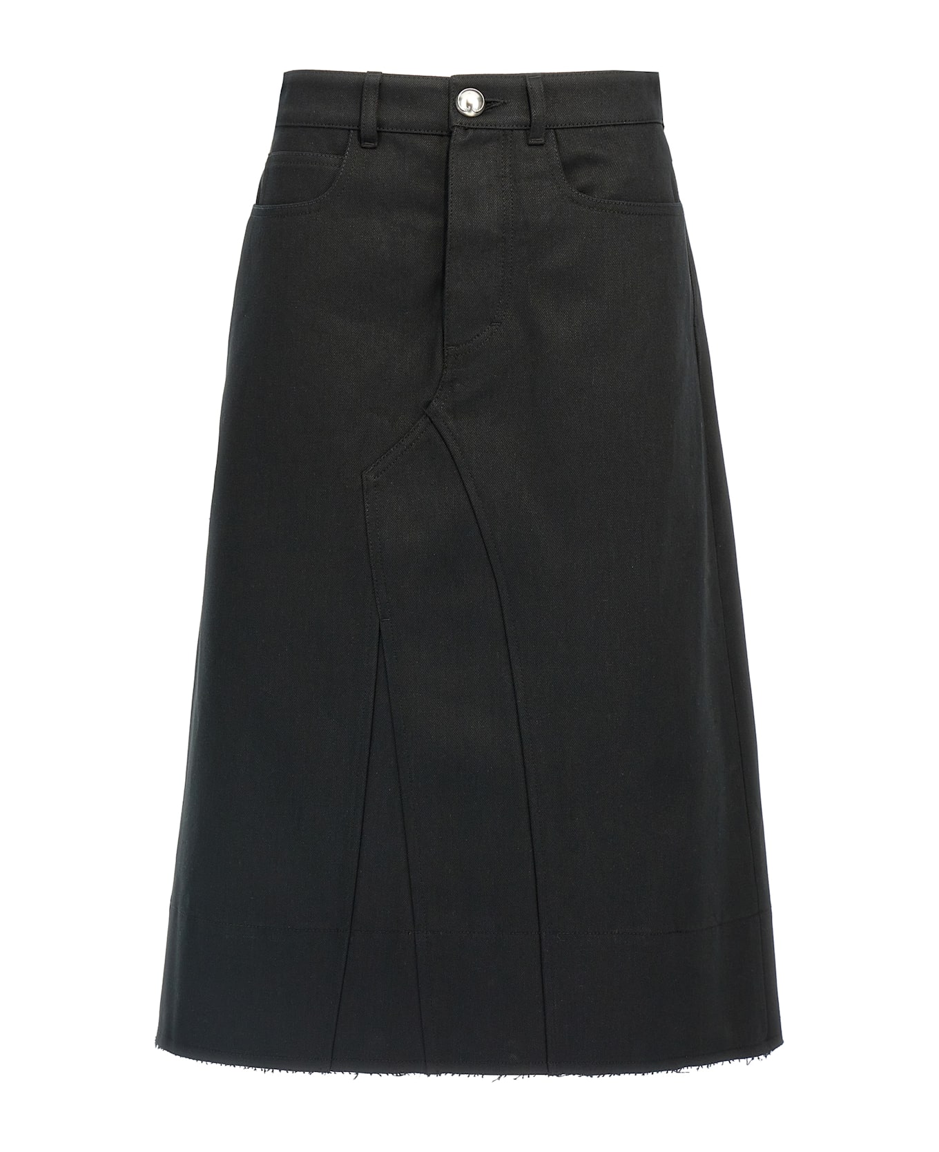 Jil Sander Midi Skirt - Black  