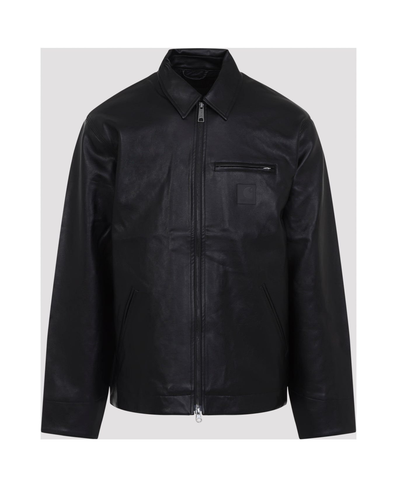 Carhartt WIP Detroit Jacket - PU Leather | Black – Page