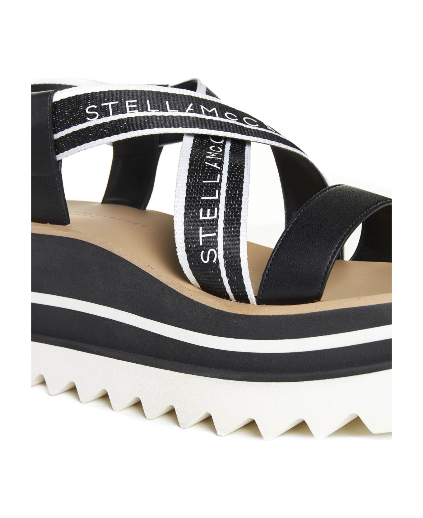 Stella McCartney Sneak Elyse Sandals - Black/white サンダル