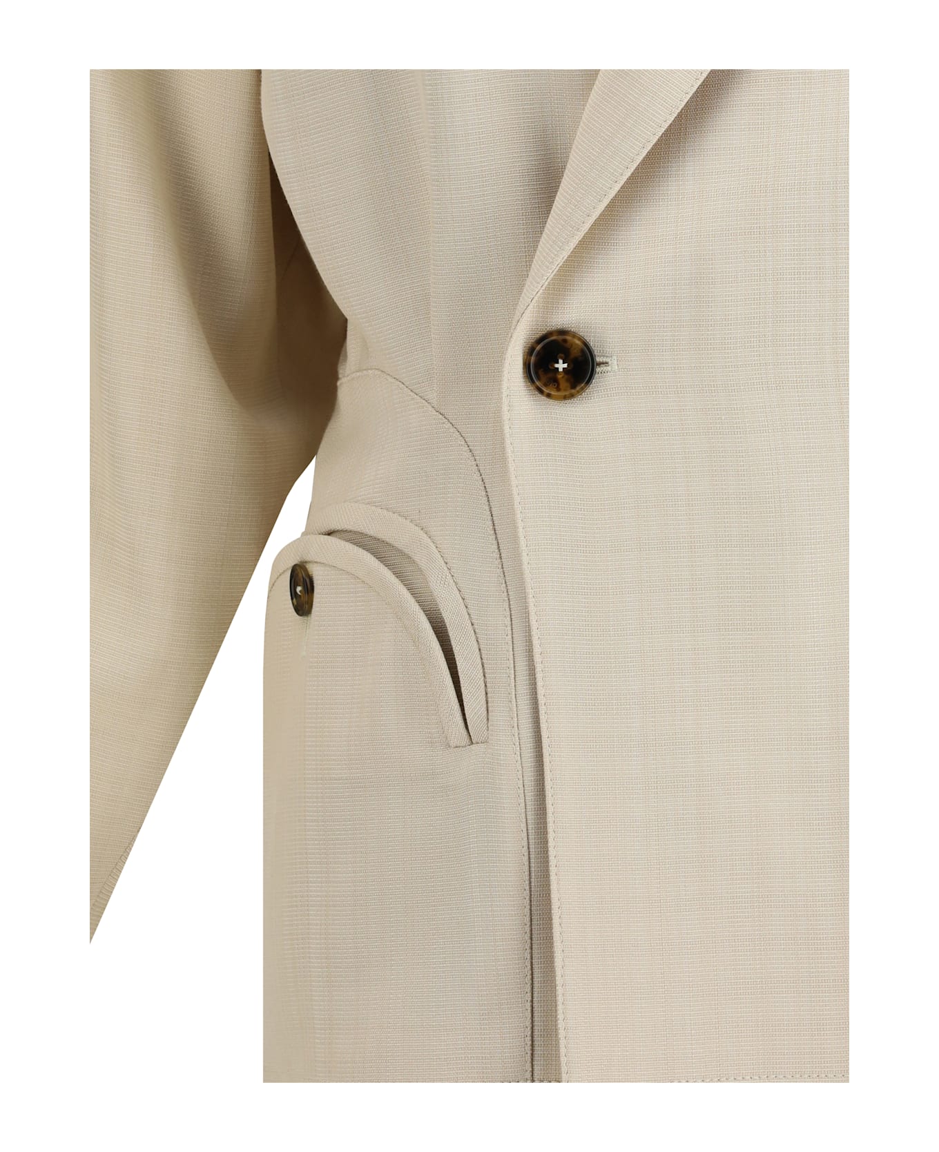 Blazé Milano Sheena Ares Blazer - Ivory