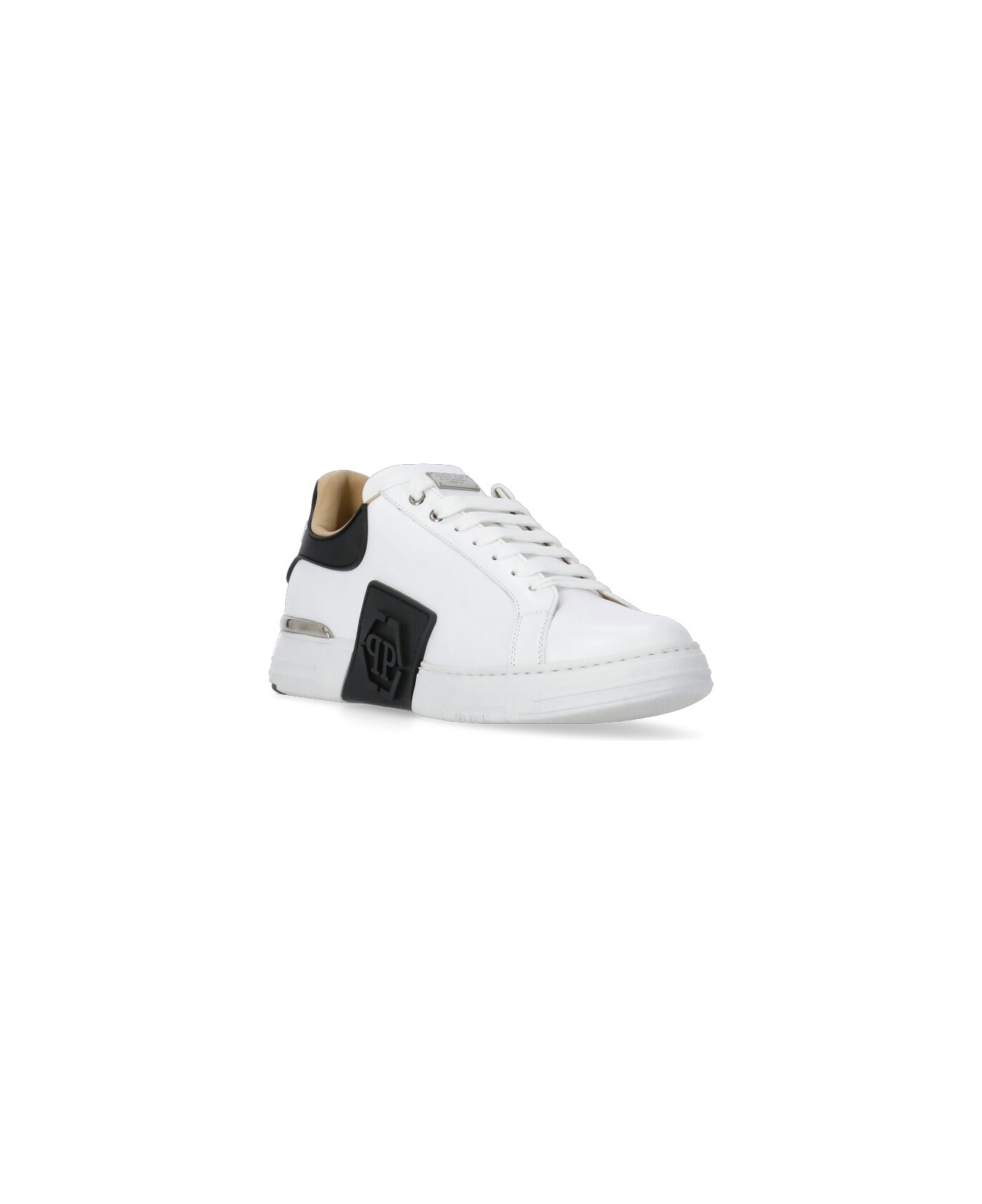 Philipp Plein Phantom Kicks Sneakers - White