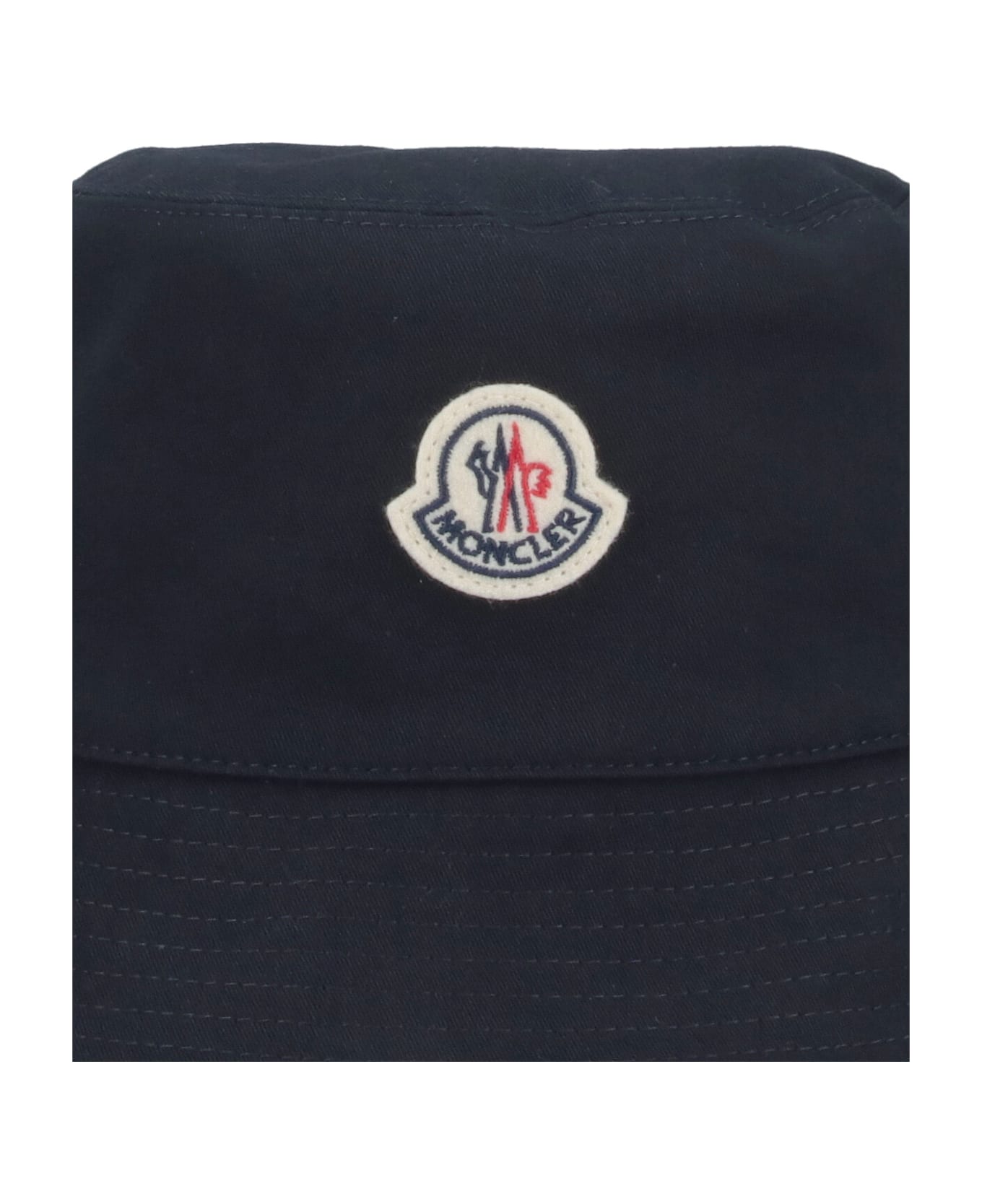 Moncler Logo Bucket Hat - Black  