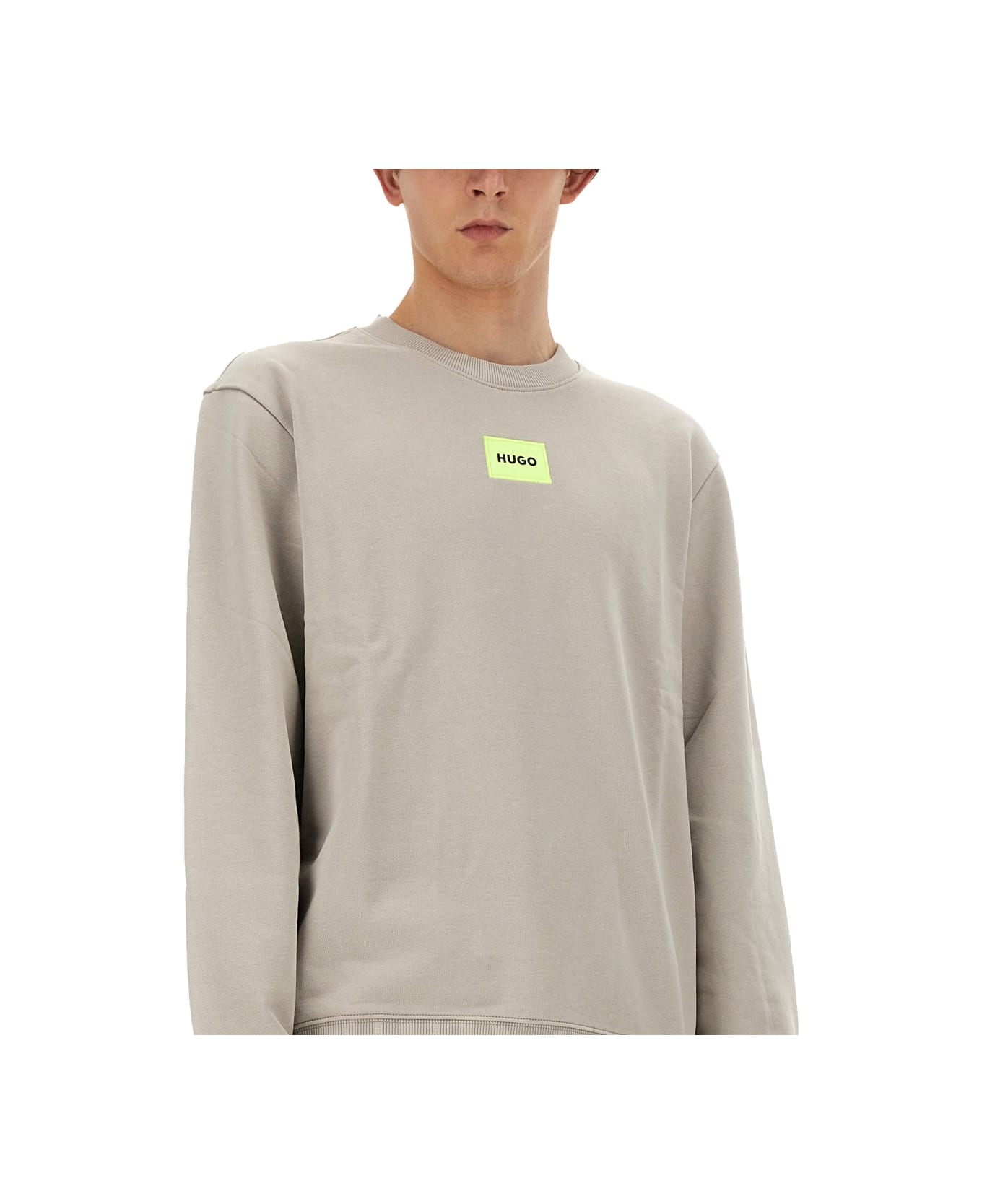 Hugo Boss Sweatshirt With Logo - GREY フリース