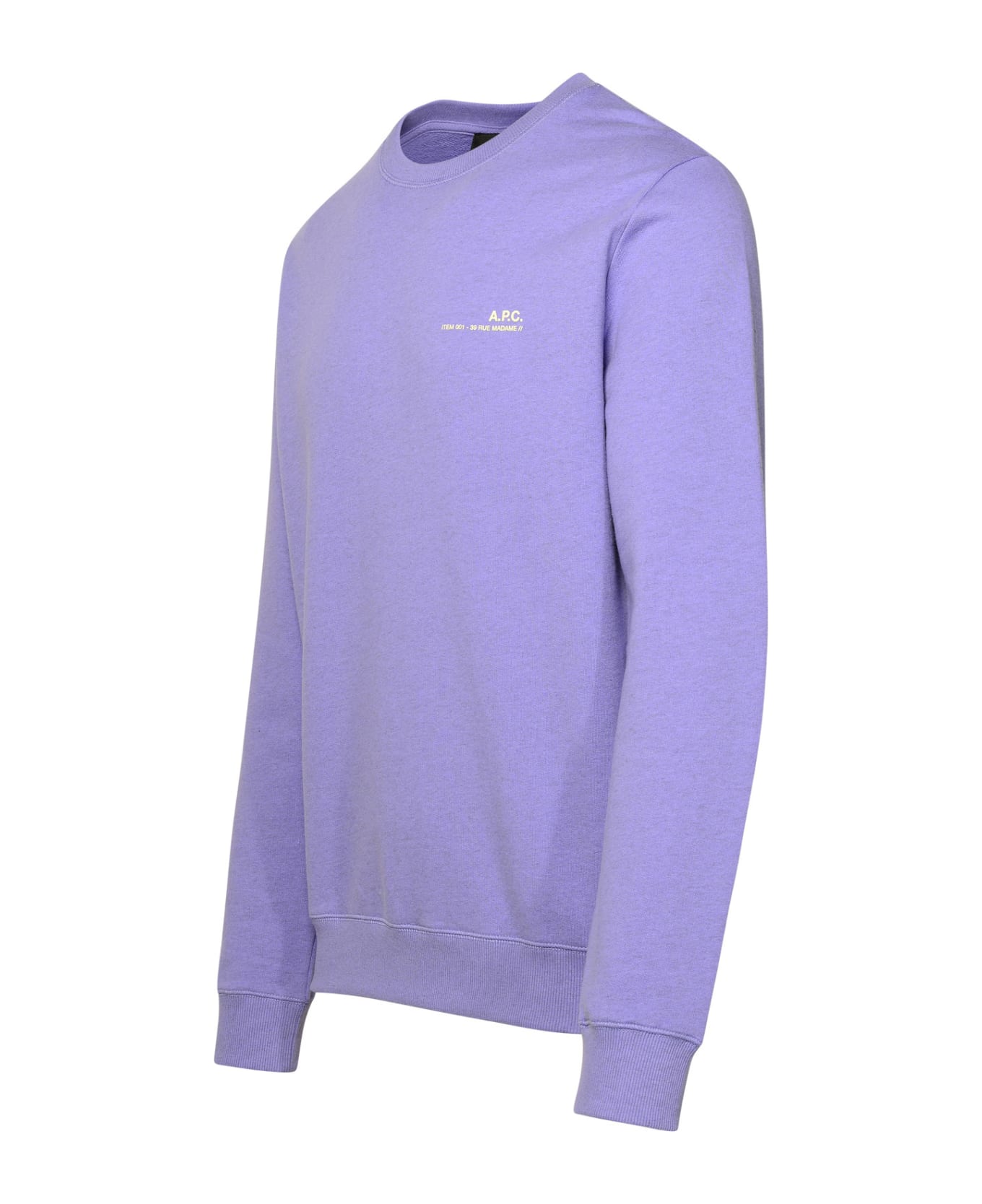A.P.C. Lilac Cotton Sweatshirt - Lilla