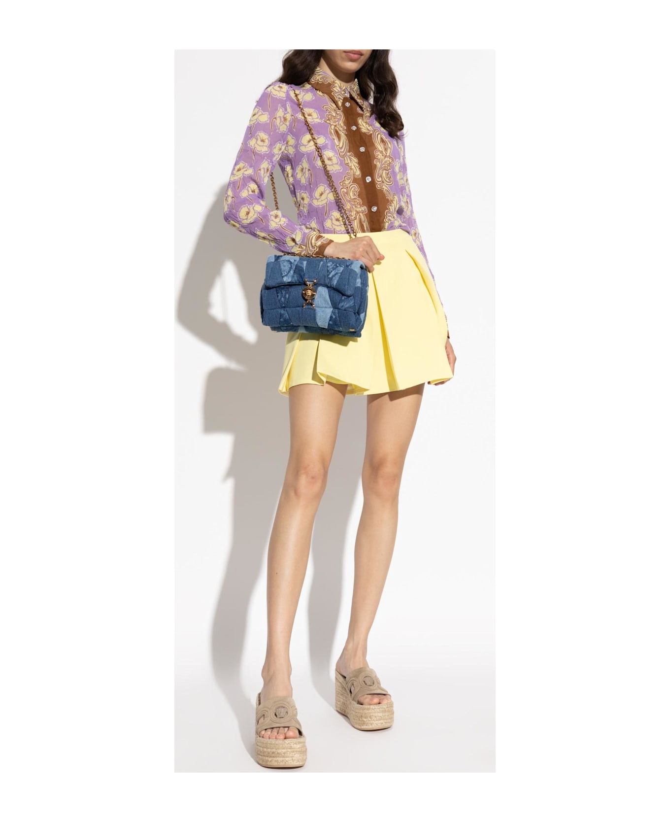 Versace Wedge Shoes - Beige