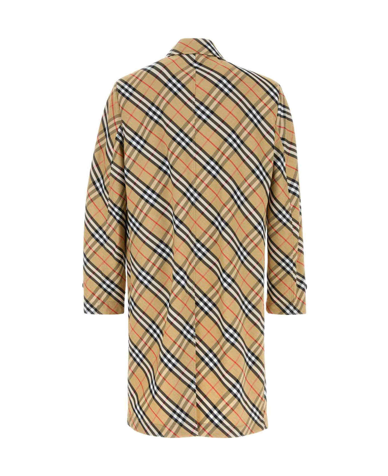 Vintage Check Button-up Coat