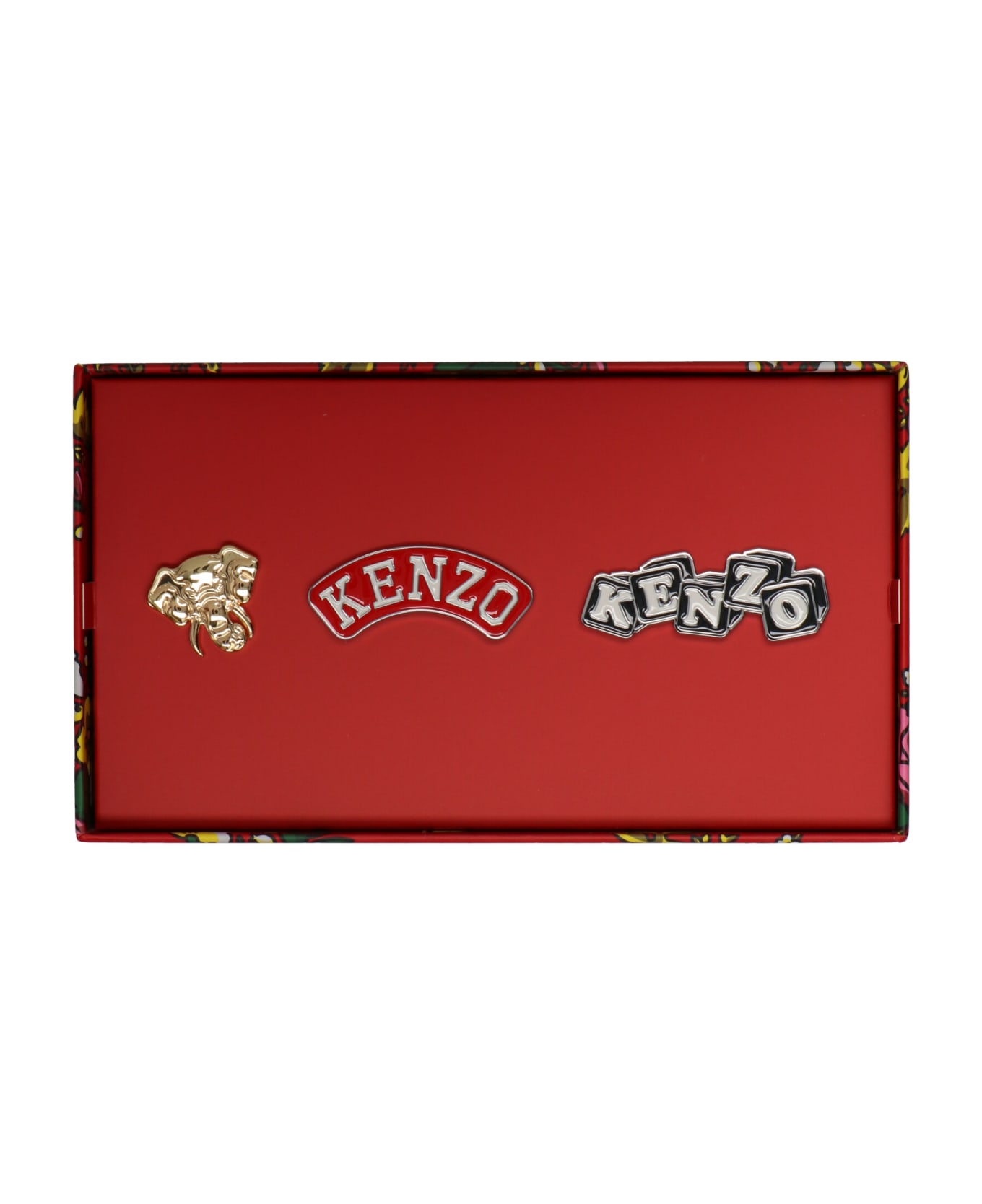 Kenzo Pins 3-pack - Multicolor