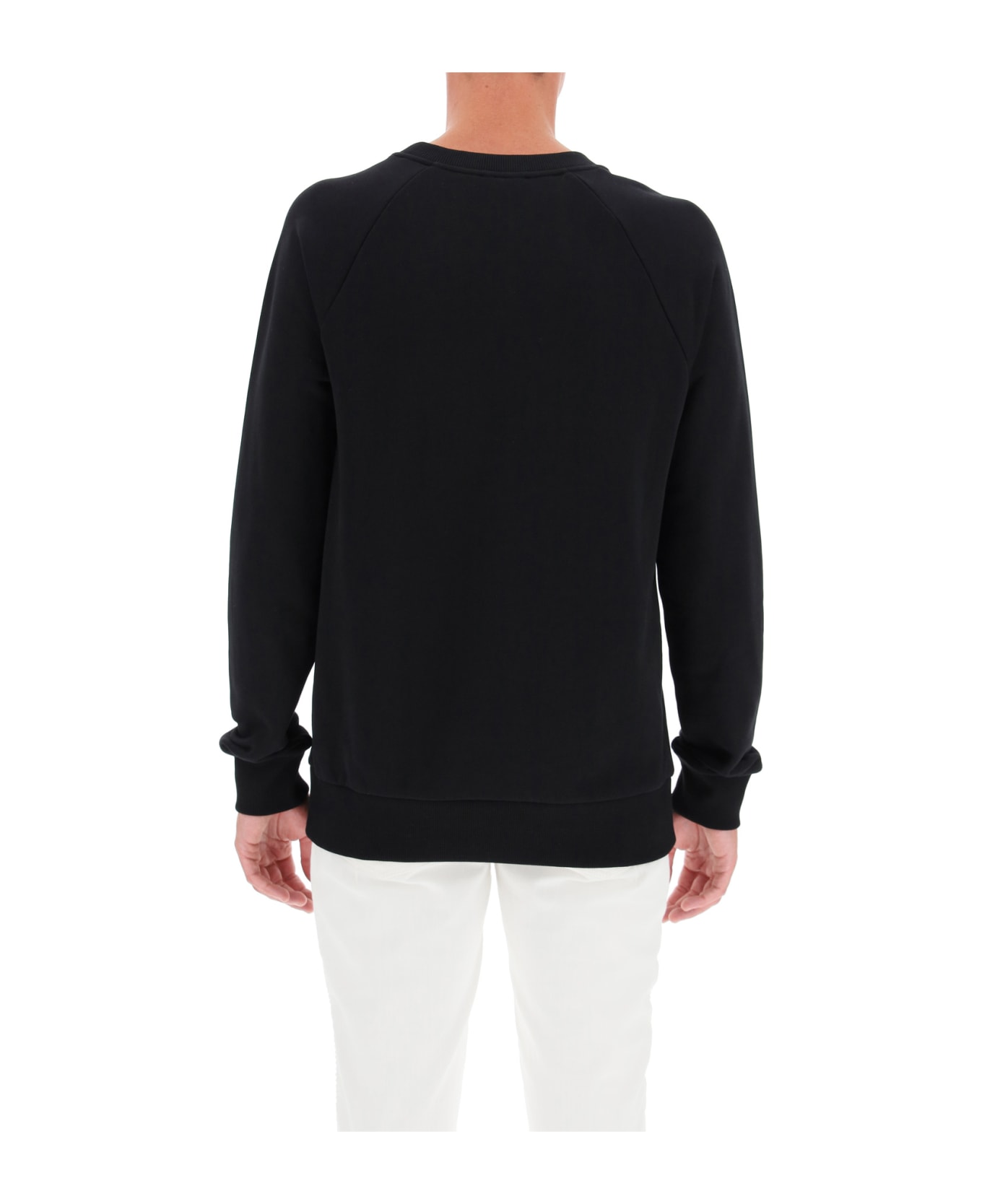Balmain Logo Print Sweatshirt - Nero/bianco
