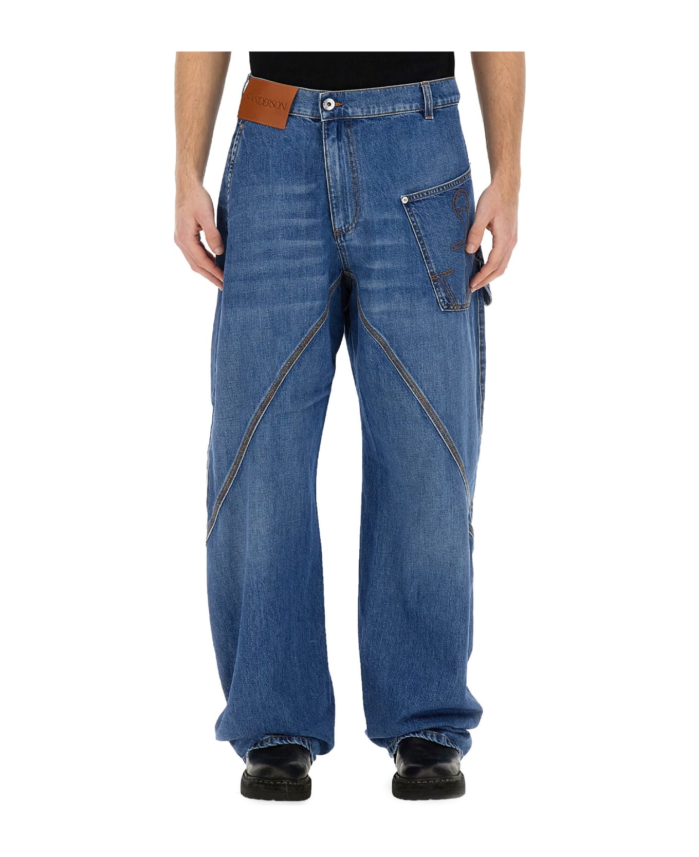 J.W. Anderson Jeans Twisted Workwear - BLU