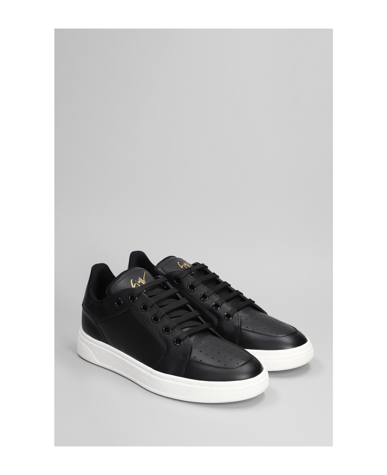 Giuseppe Zanotti Gz94 Sneakers In Black Leather - black