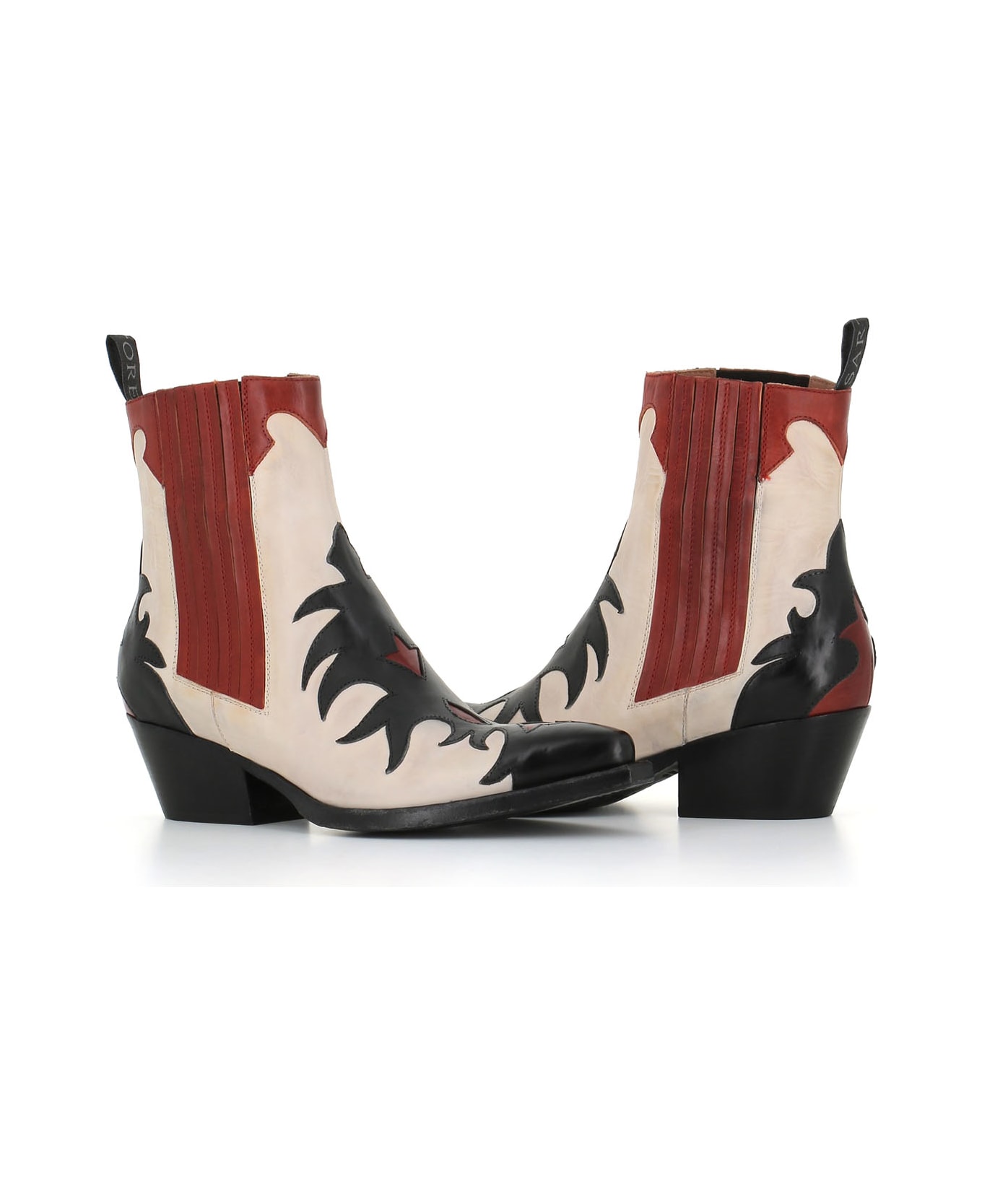 Sartore Texano Sr3651yf - Bianco/nero/rosso