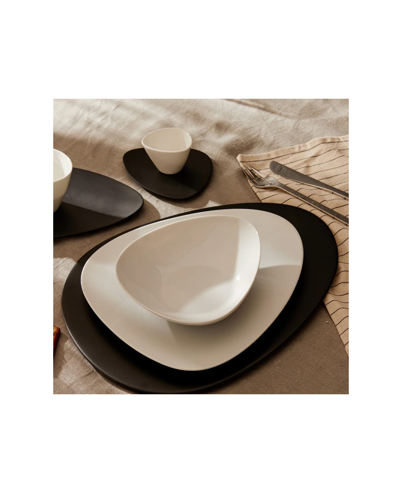 Alessi Colombina Set 6 Piatti Piani - Bianco