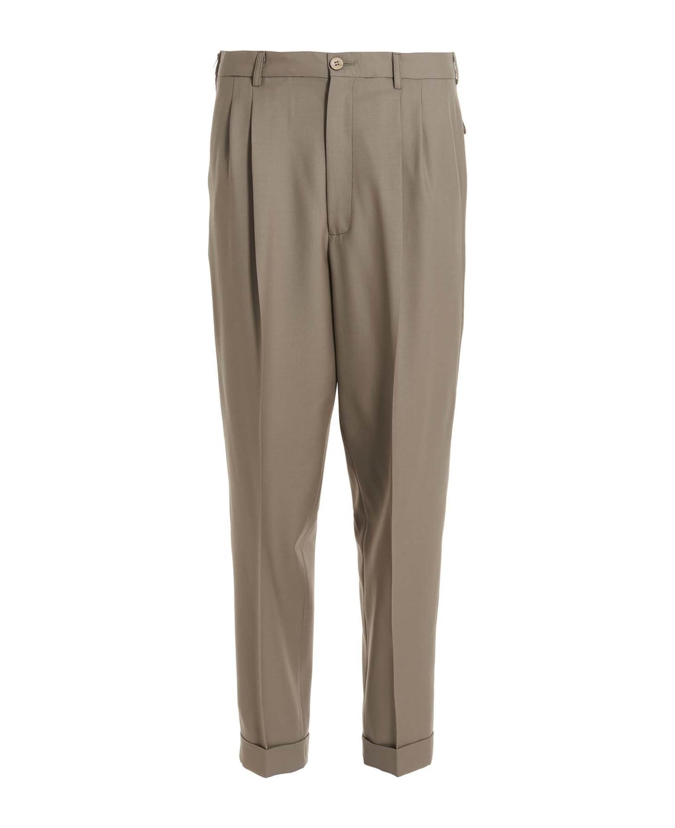 Magliano Classic Double Pleated' Pants - Beige