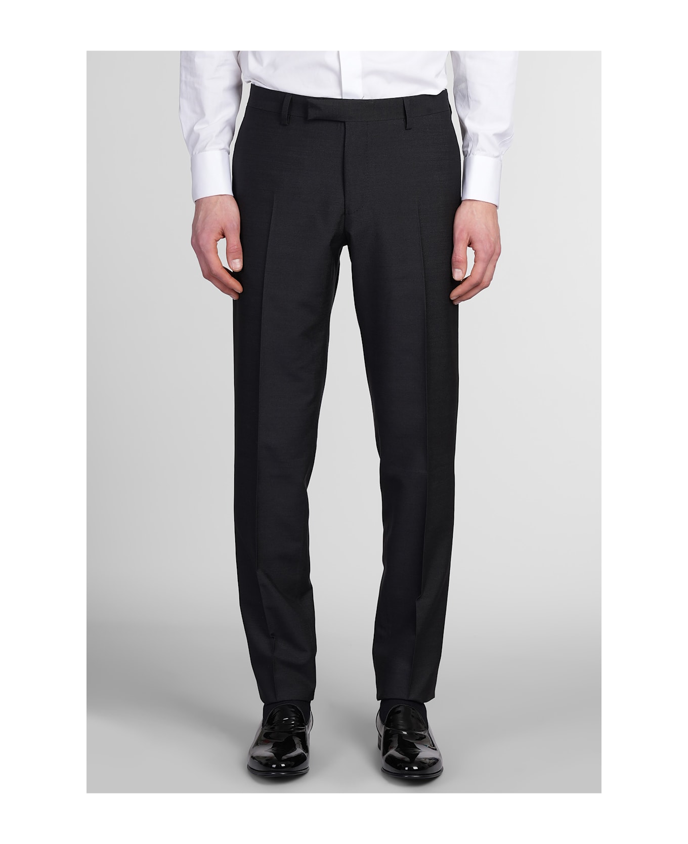 Lardini In Black Silk - black