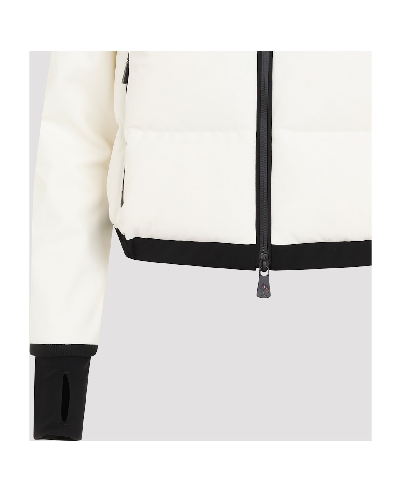 Moncler Grenoble Zip Up Cardigan - A Natural