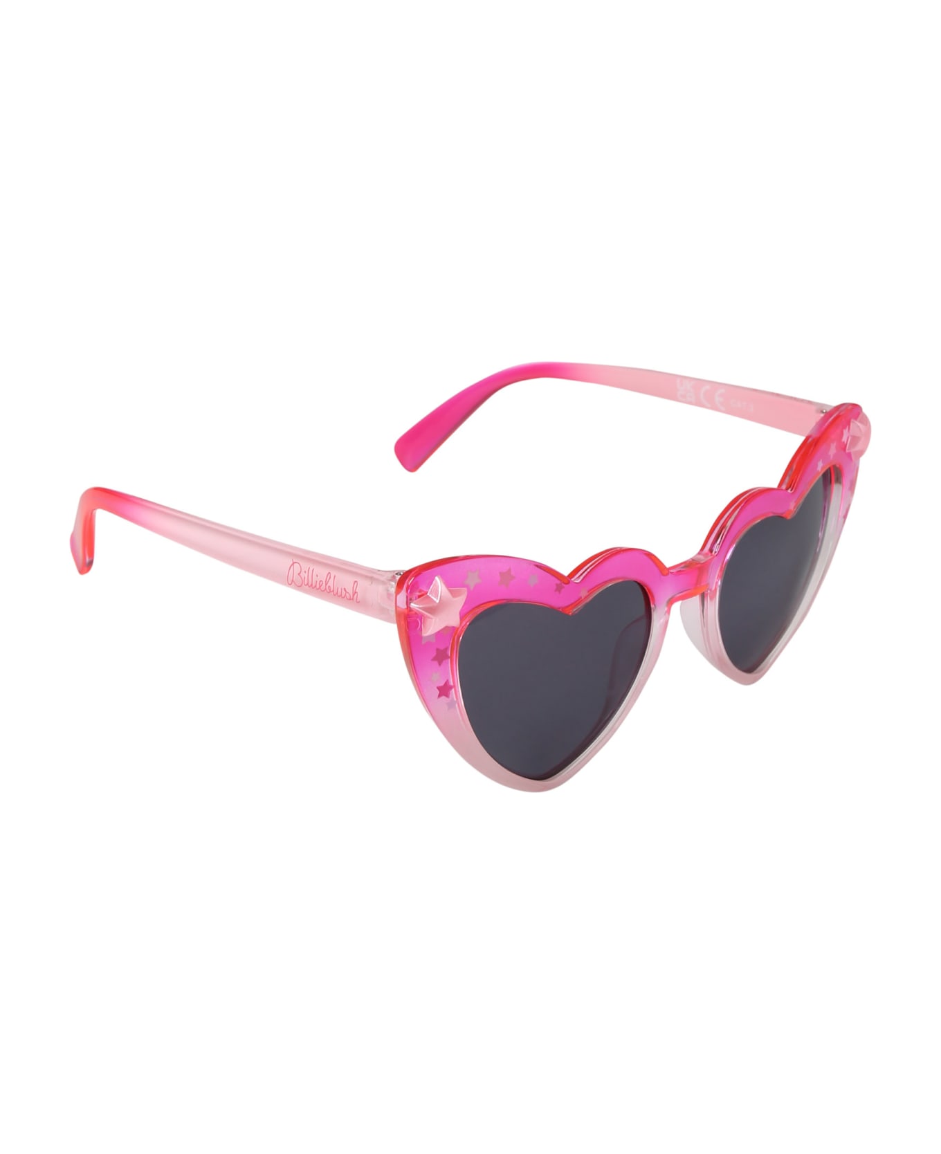 Billieblush Fuchsia Heart-shaped Sunglasses For Girl - Fuchsia