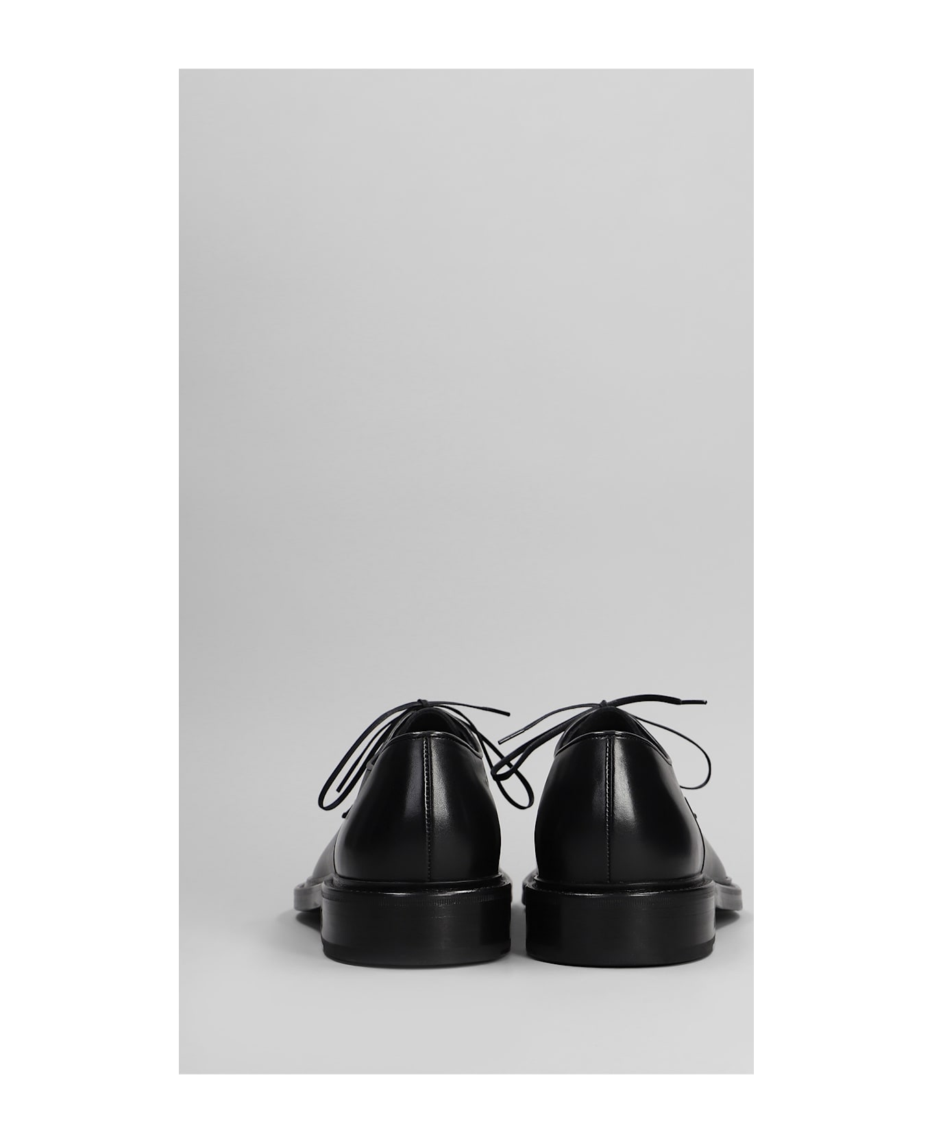 Paul Smith Soloman Lace Up Shoes In Black Leather - black