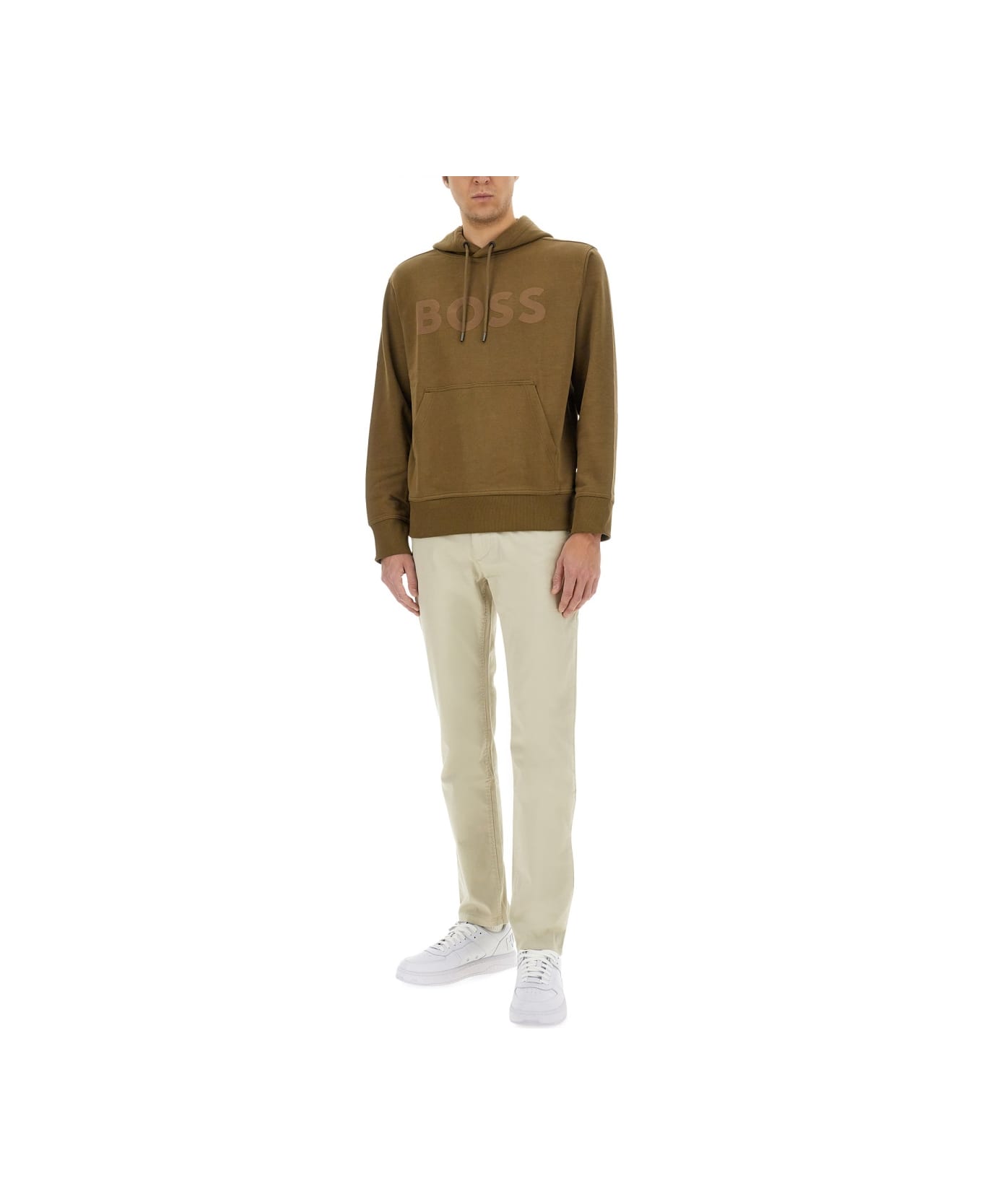 Hugo Boss Slim Fit Pants - BEIGE
