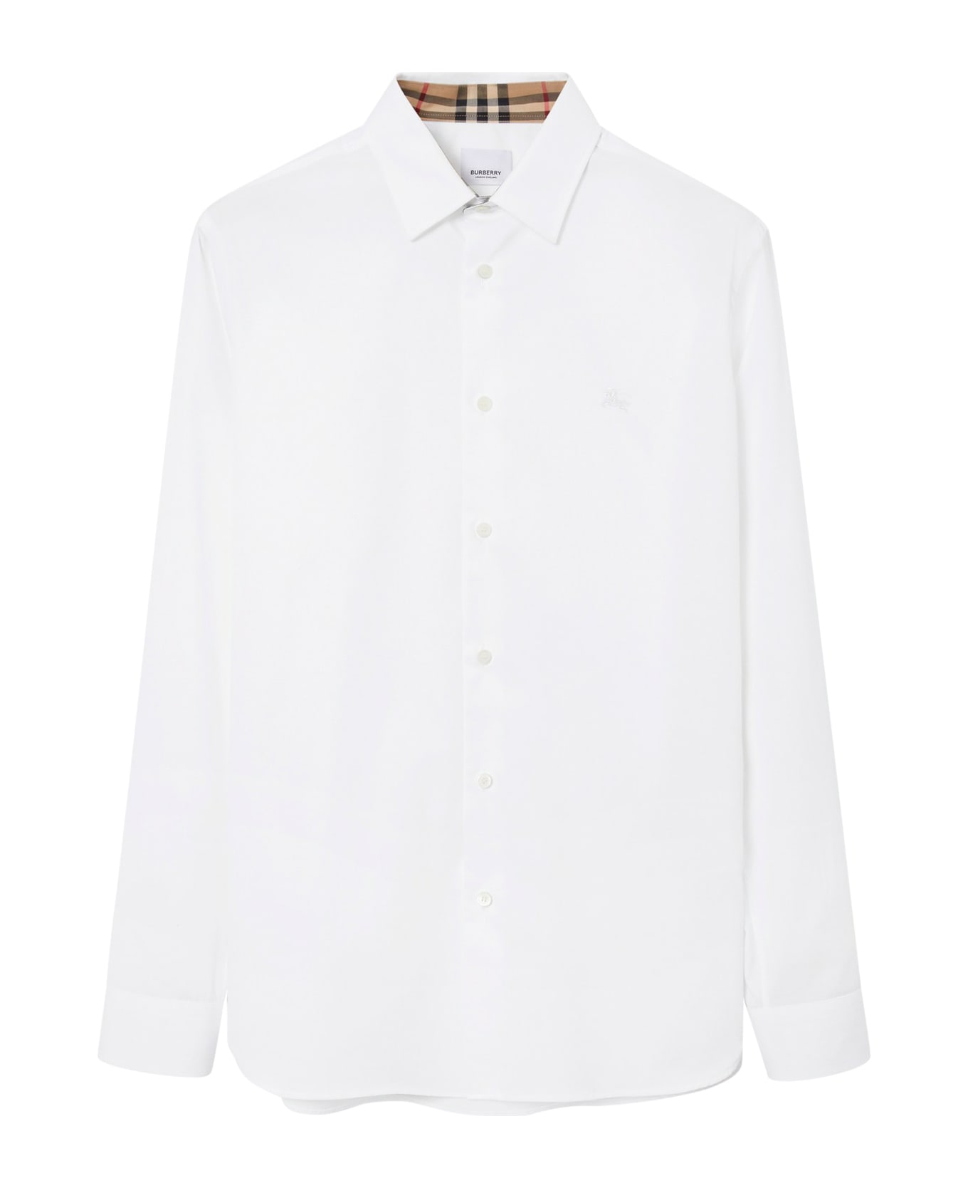 Burberry Stretch Cotton Shirt - White