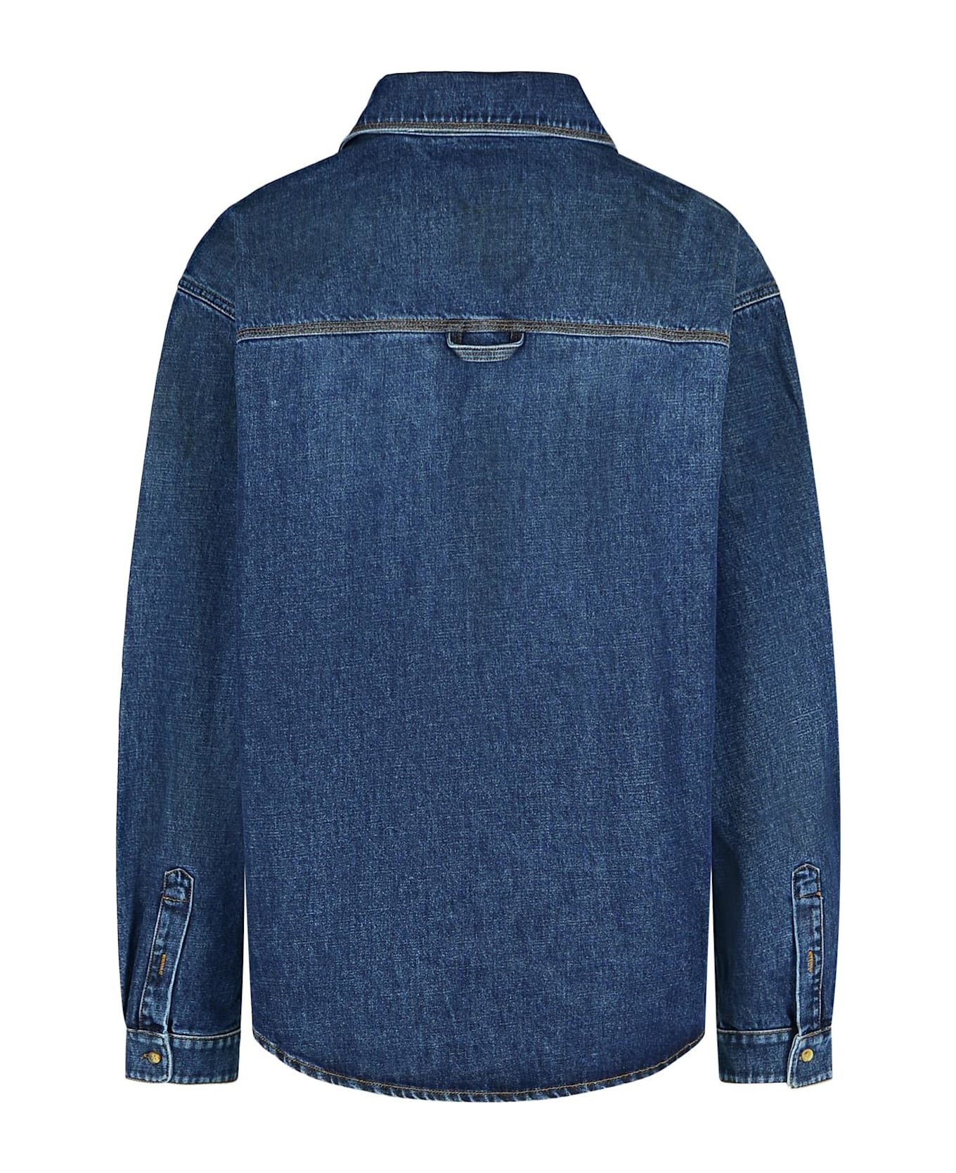 ERL 
jeans
 Blue Denim Jacket - Blue