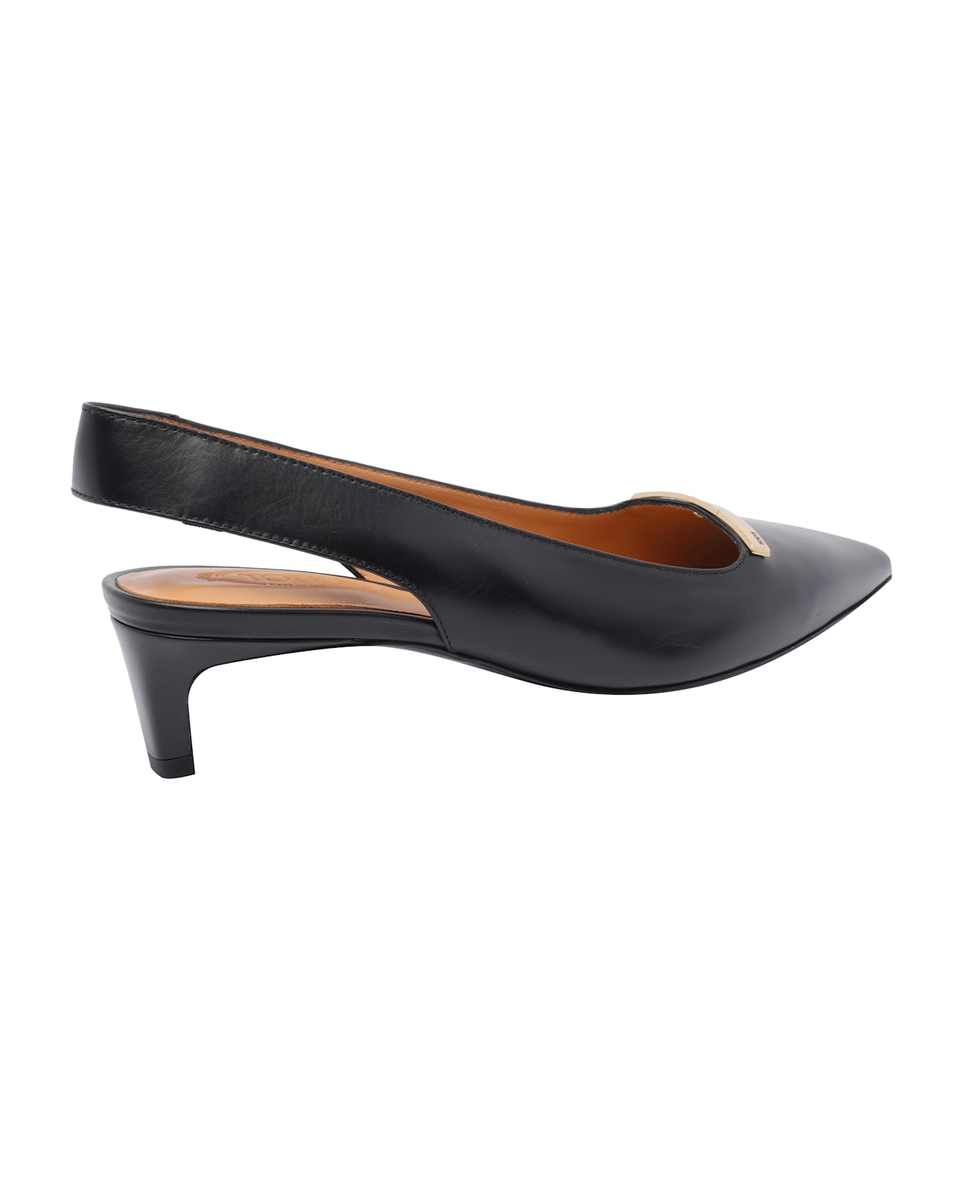 Tod's Slingback Decollete' - Black