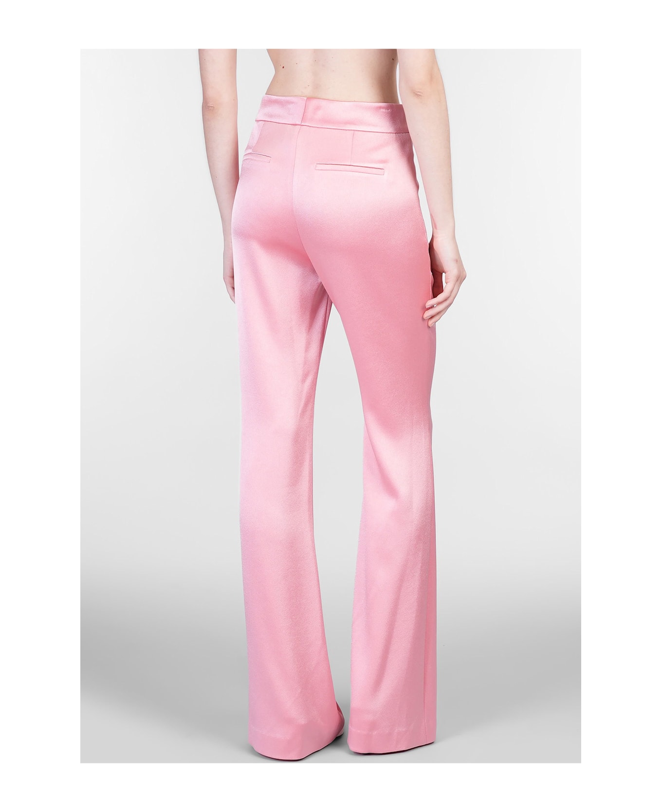 Alice + Olivia Deanna Pants In Rose-pink Triacetate - rose-pink