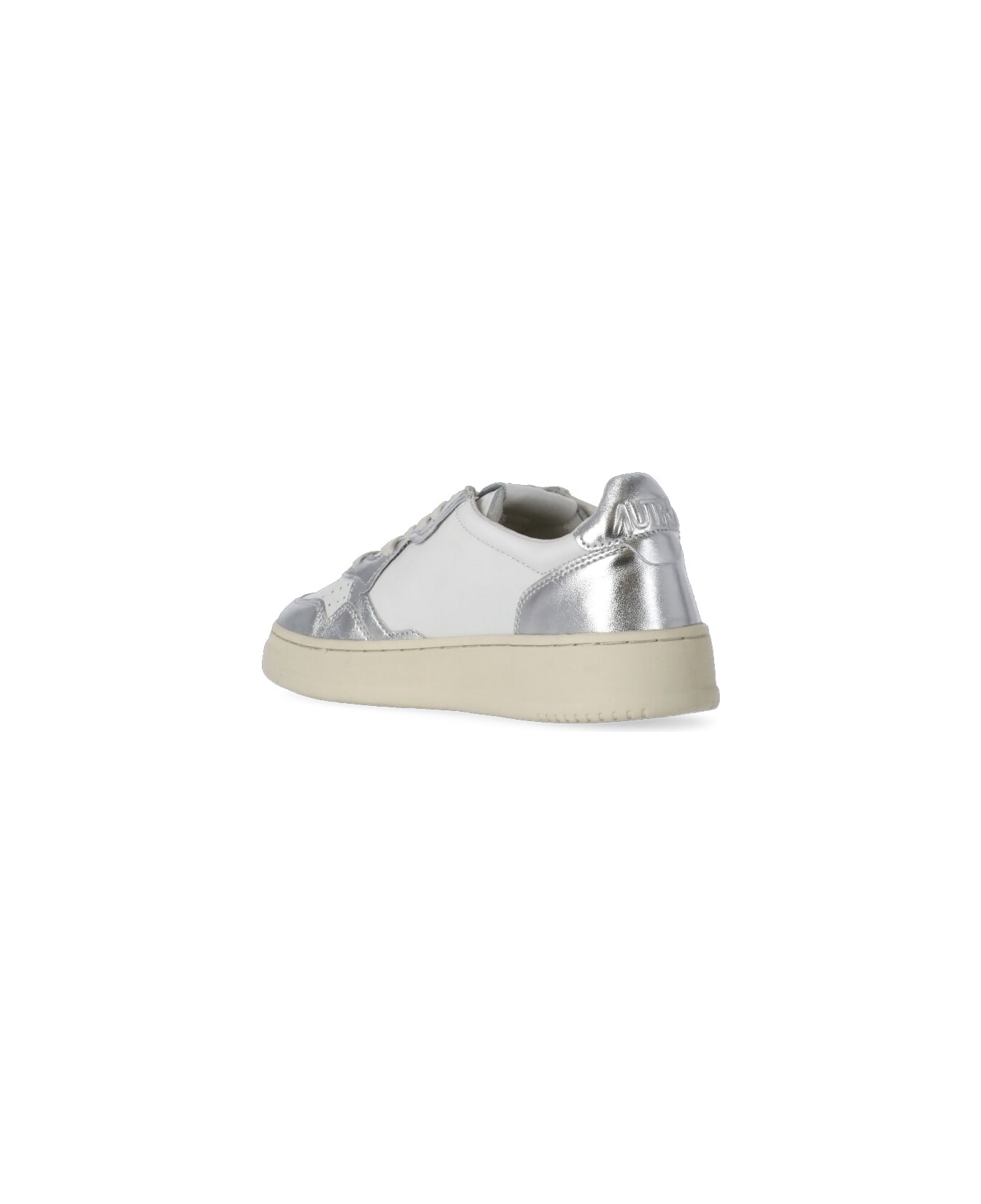 Autry Medalist Low Sneakers - Silver