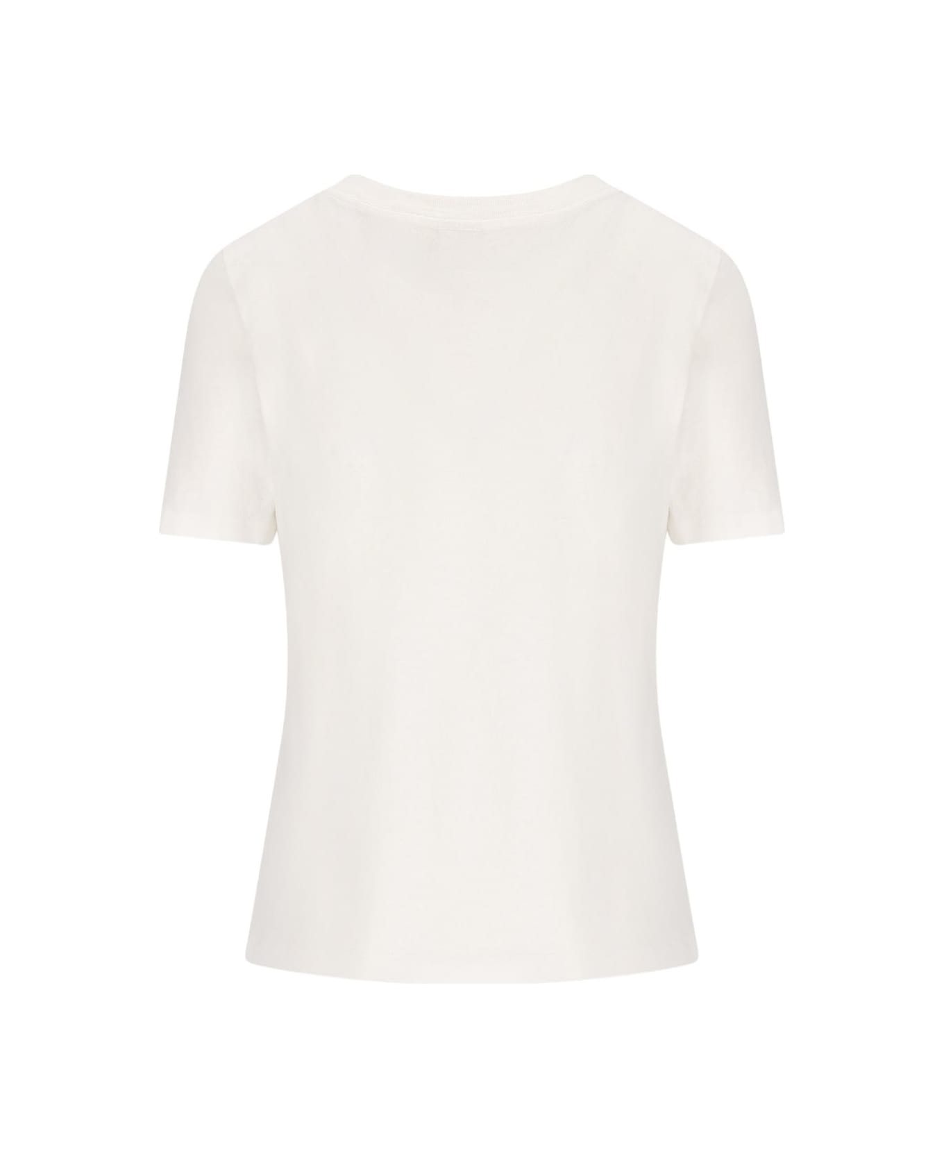 Chloé Logo Cotton T-shirt - White