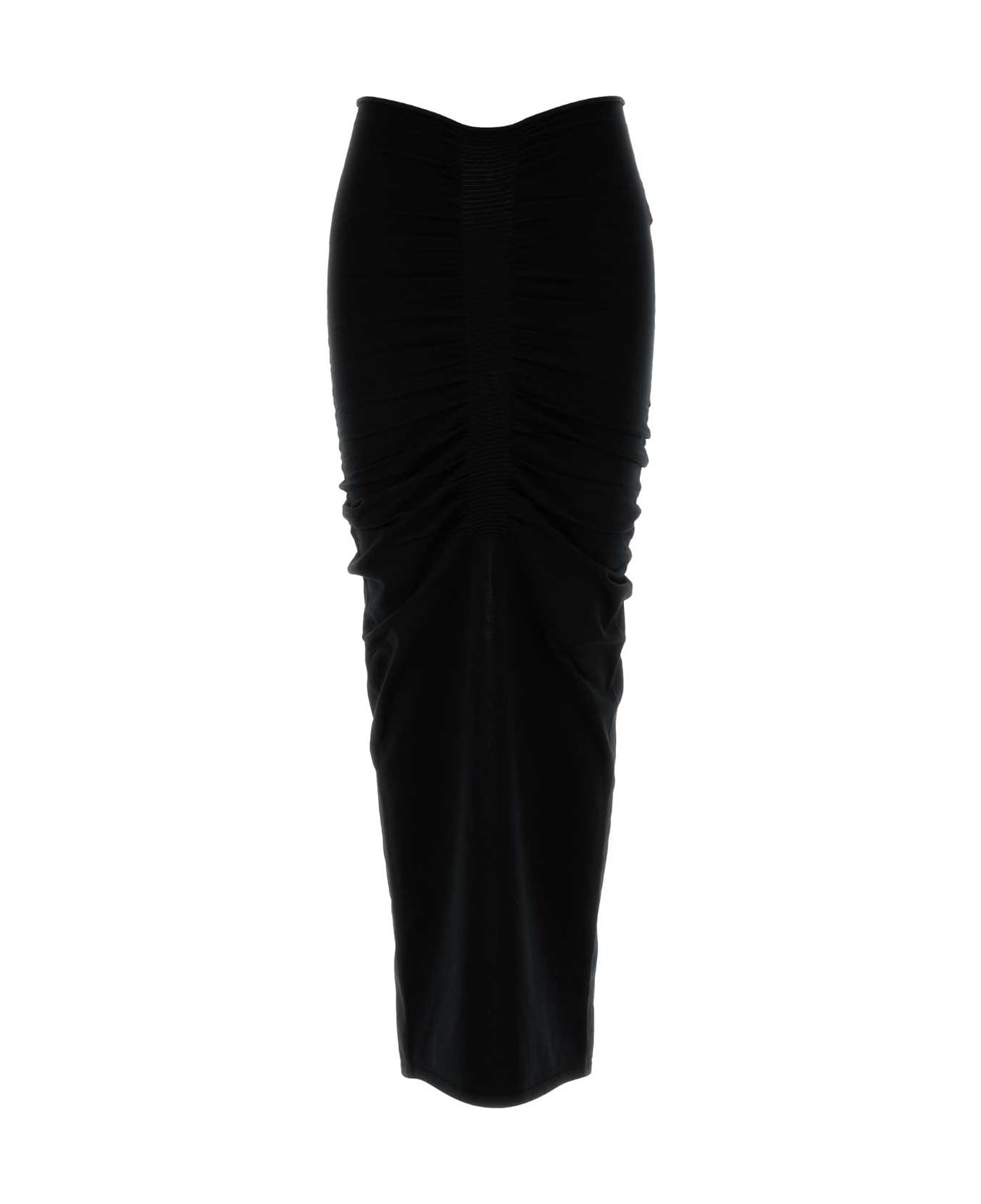 スカート ALEXANDER WANG BLACK STRETCH CUPRO BLEND SKIRT Alexander Wang Black Stretch Cupro Blend Skirt | italist