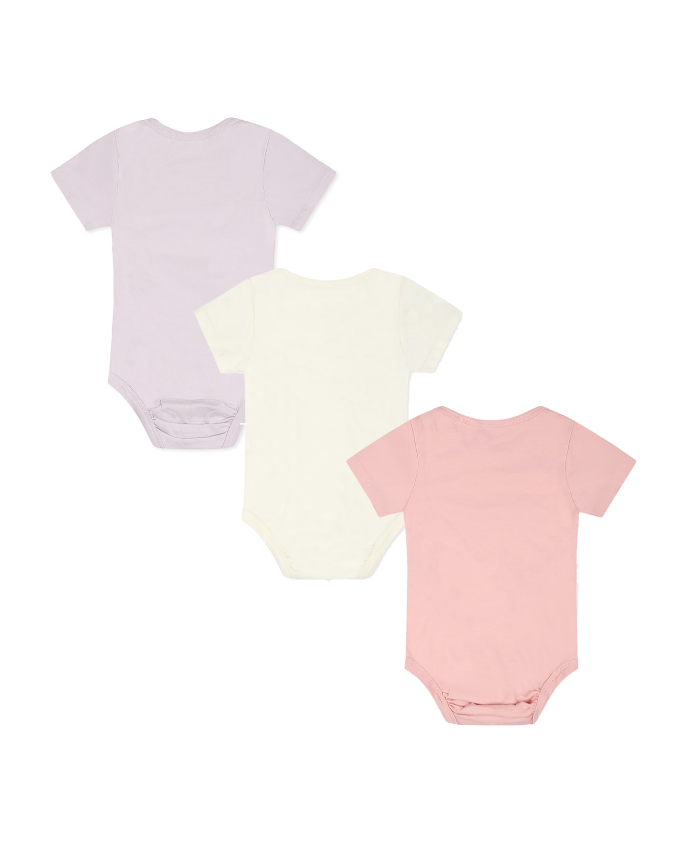 Palm Angels Multicolor Body Set For Baby Girl With Logo - Multicolor