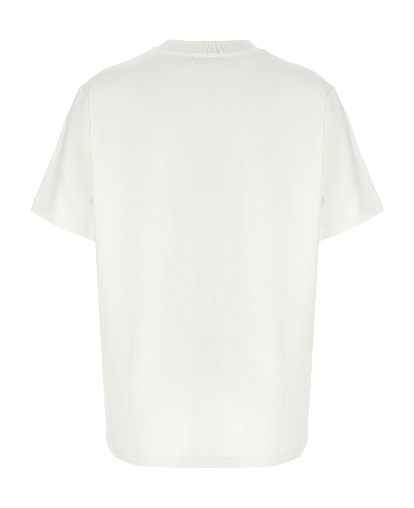 A.P.C. Logo Print T-shirt - WHITE