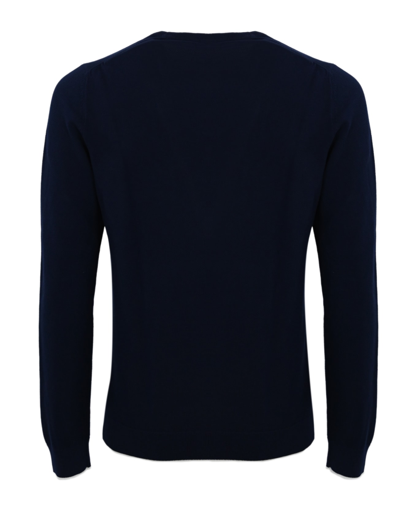 Fay Cotton Pique Sweater - Blu
