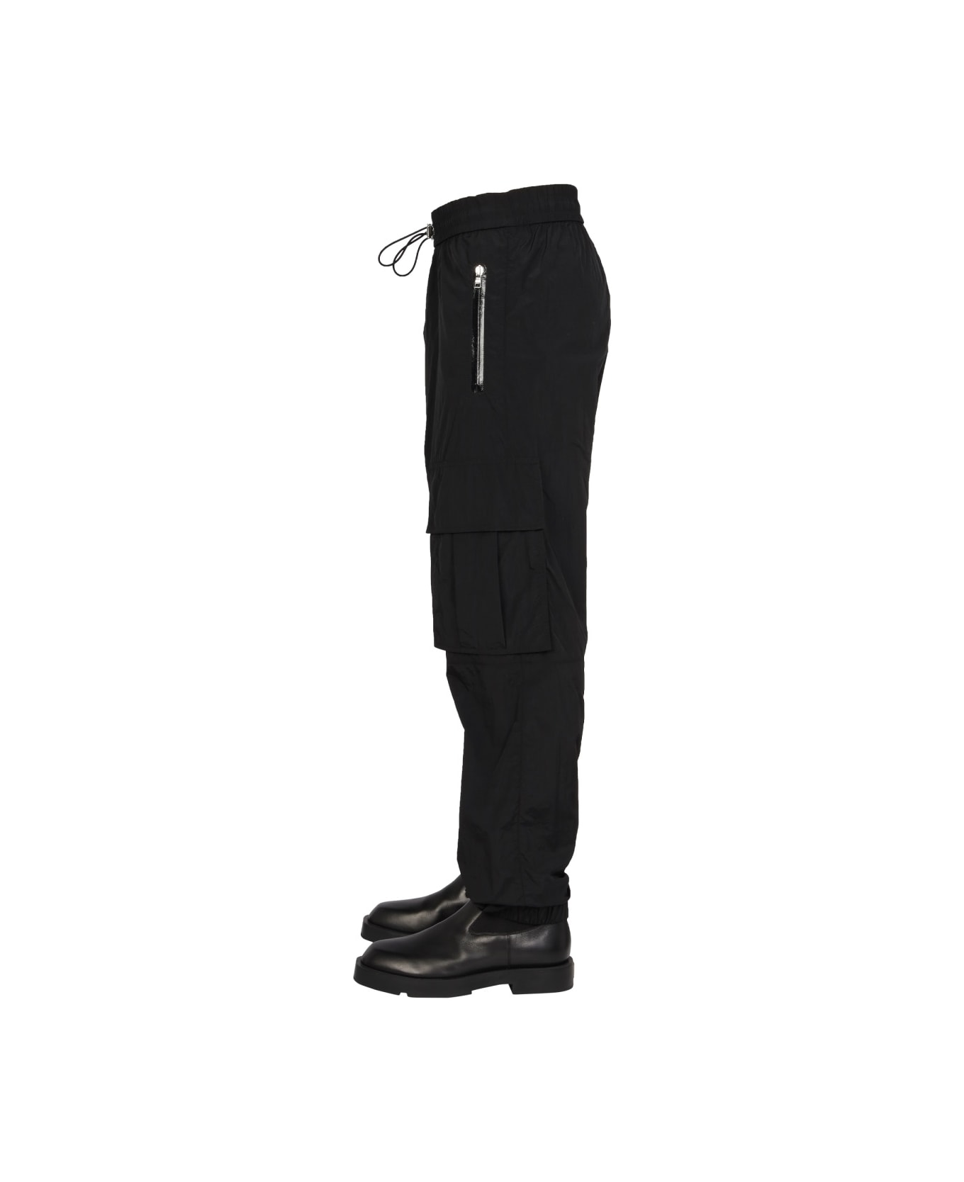 Balmain Logo Cargo Pants - BLACK