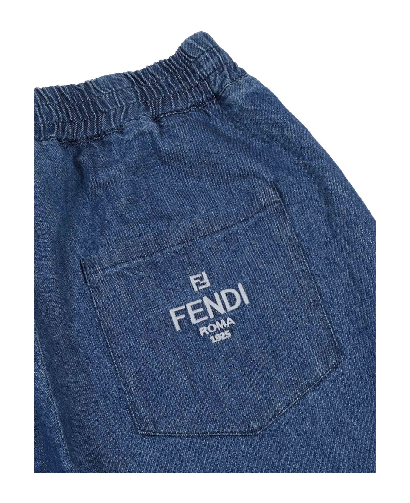 Fendi Light Denim Pants - BLUE