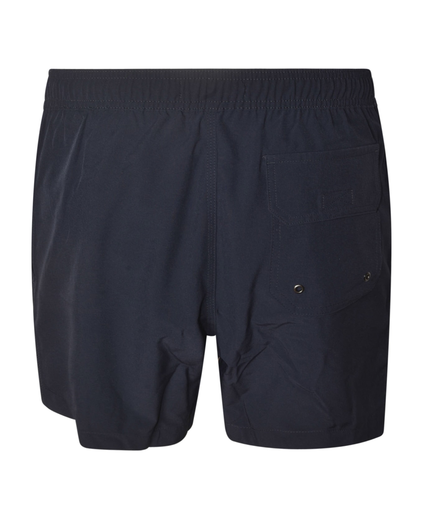 Michael Kors Elastic Drawstring Waist Logo Shorts - Blue