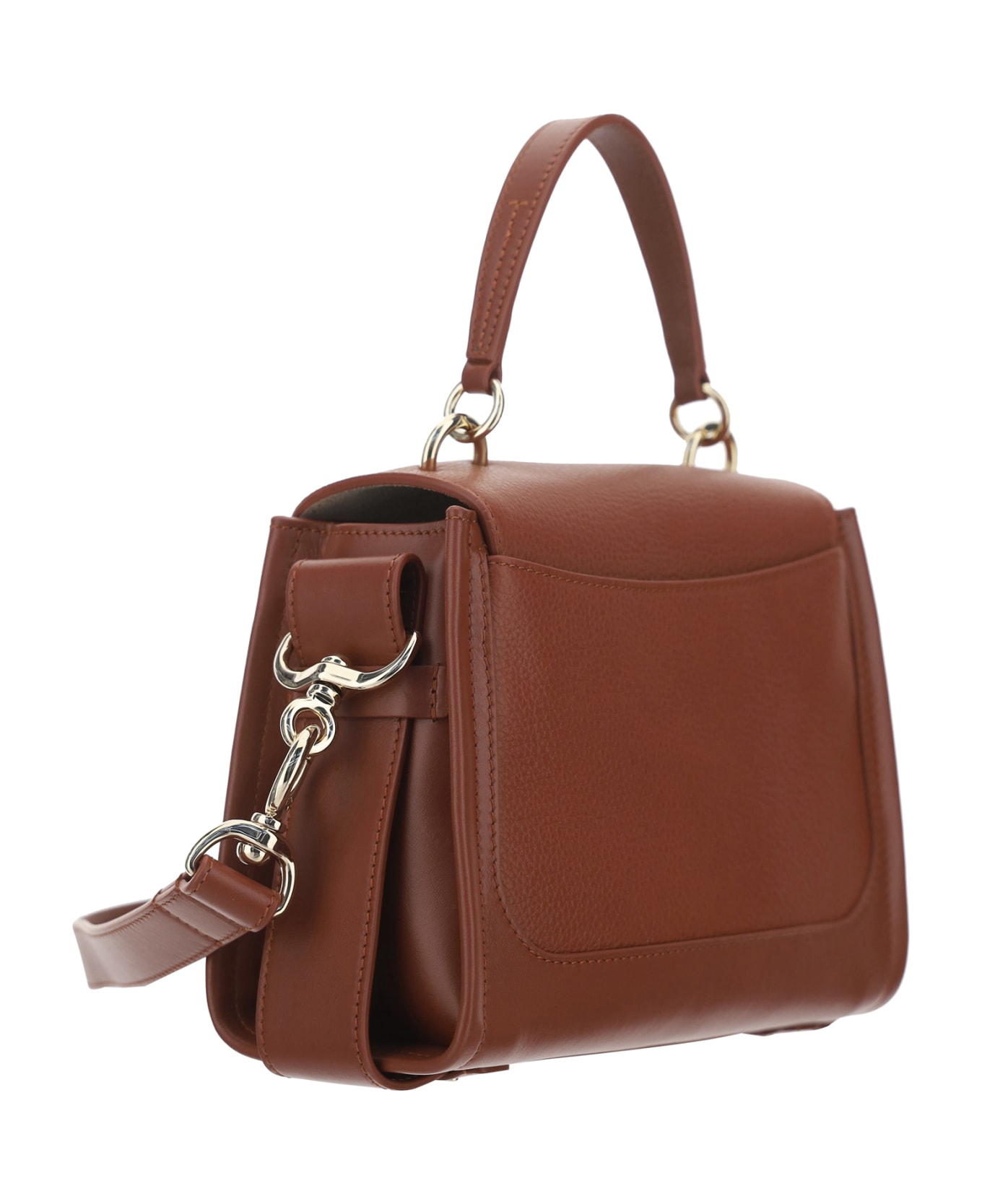 Chloé Tess Handbag - Leather Brown トートバッグ