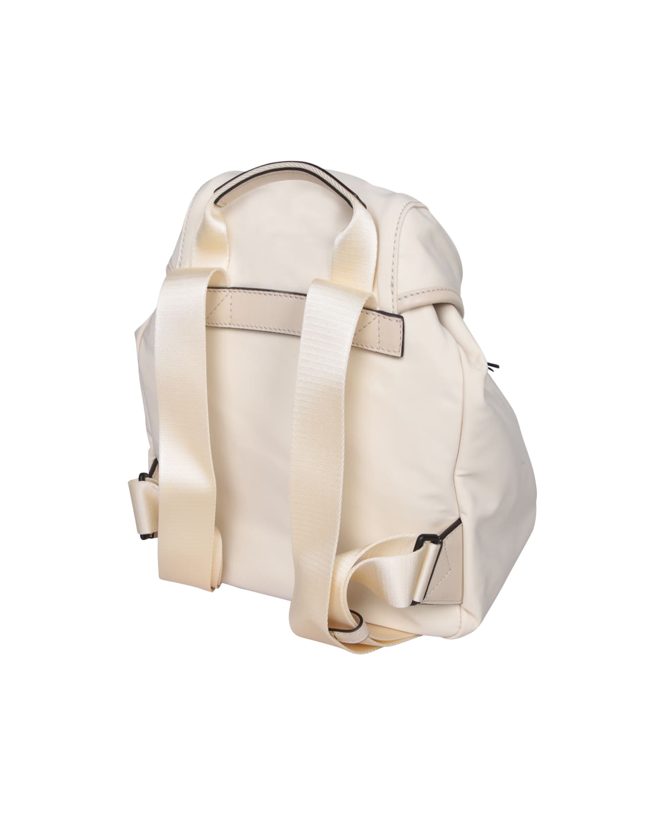 Moncler White Trick Backpack - White