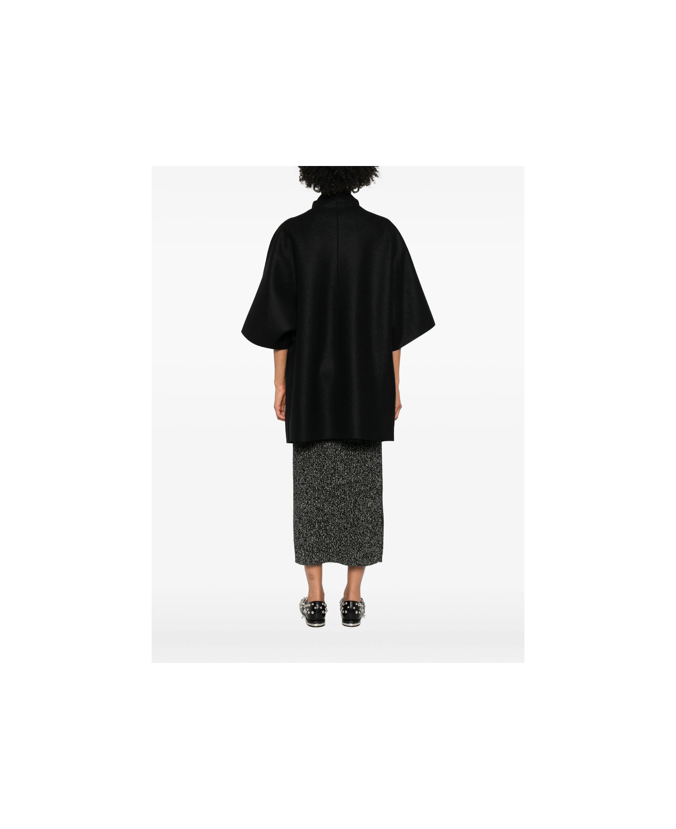 Harris Wharf London Cape - BLACK