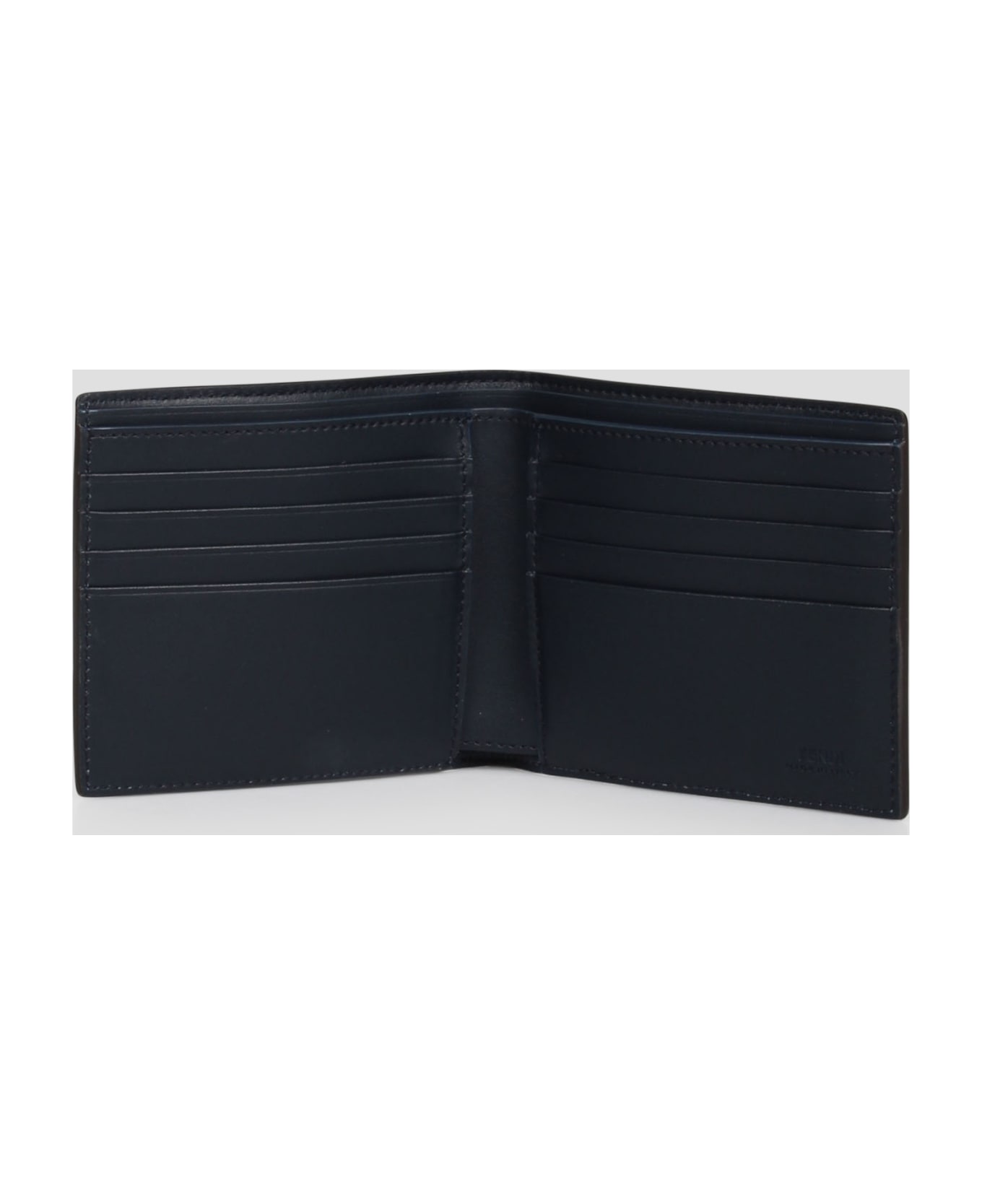 Fendi Diagonal Bi-fold Wallet - Blue 財布
