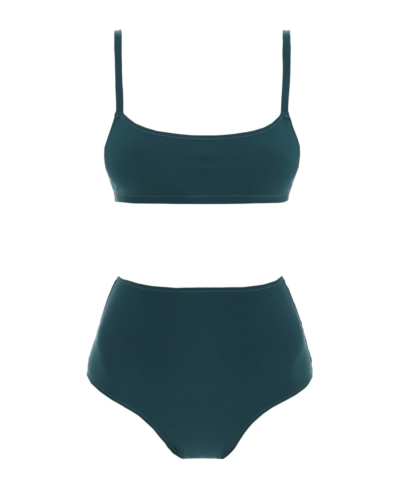 Lido Eleven High Waist Bikini Set - INDIAN JADE (Green)