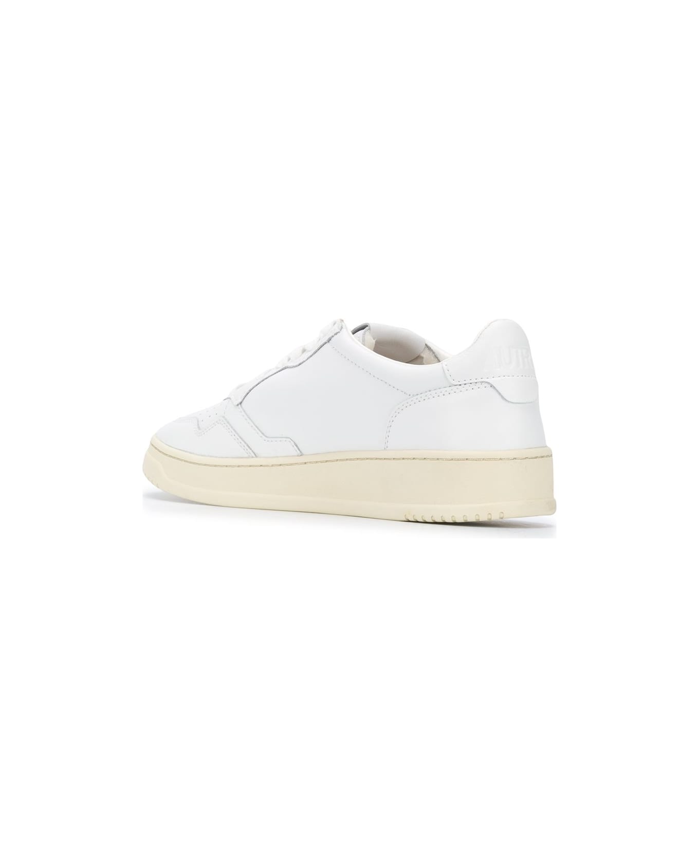 Autry Medialist Low Leather Sneakers - White