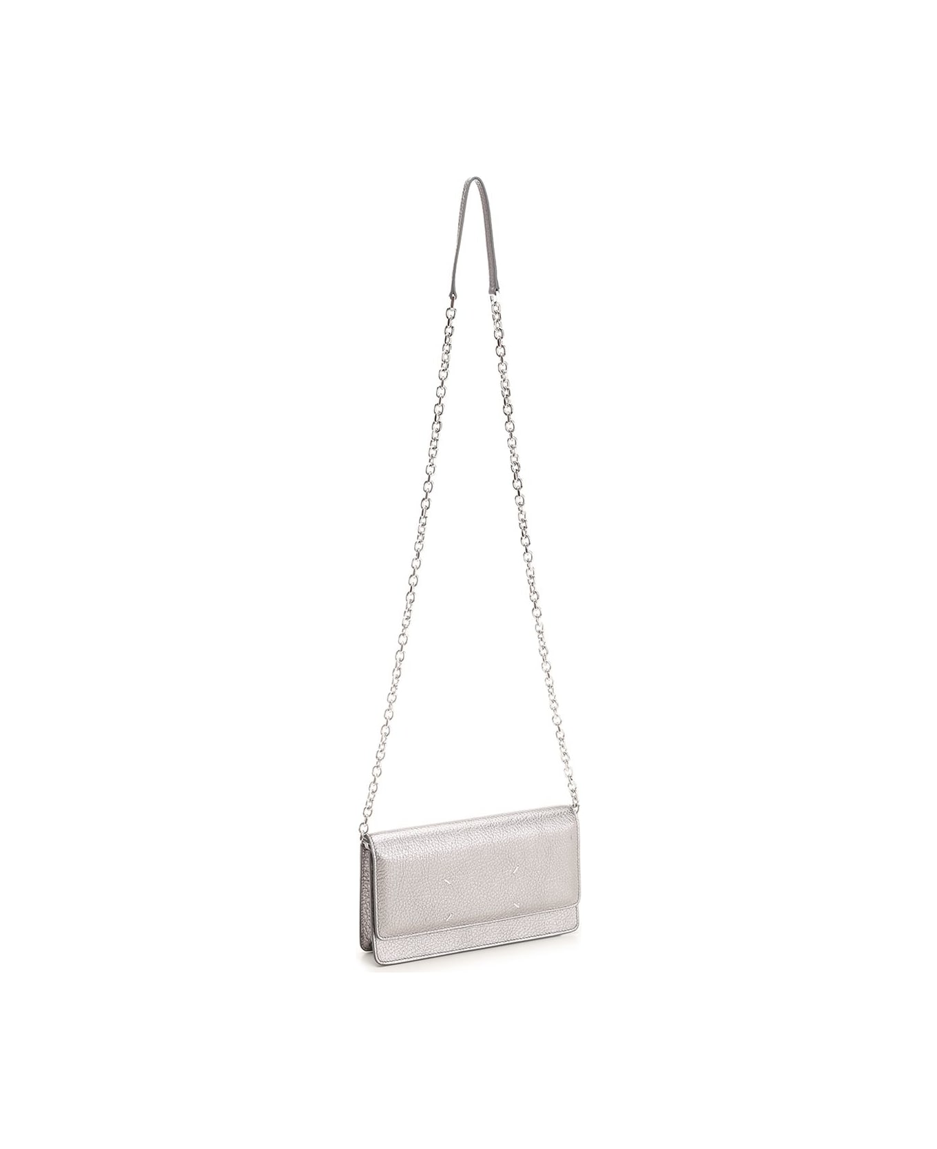 Maison Margiela Wallet On Chain - Silver