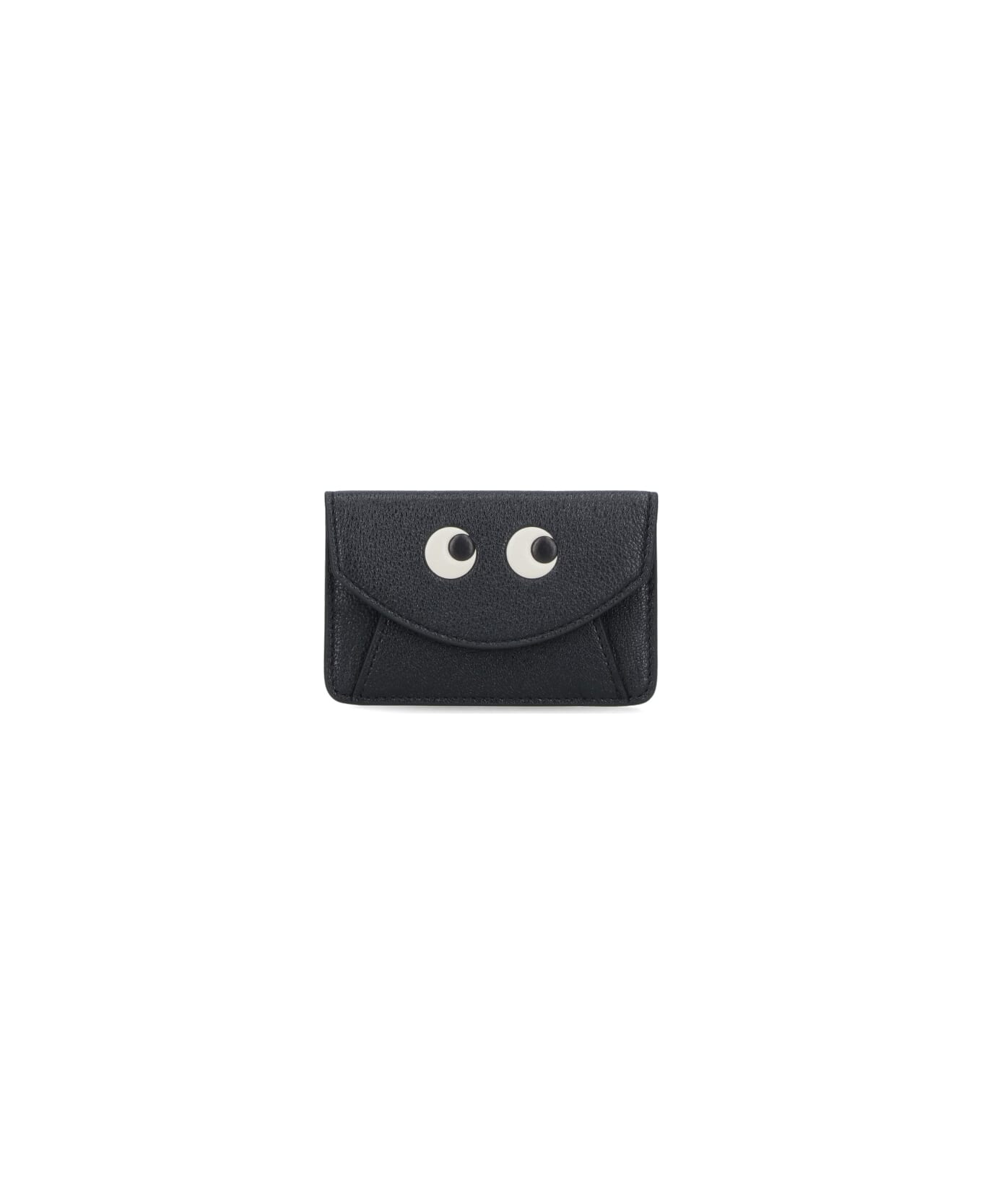 Anya Hindmarch "eyes" Card Holder - Black  