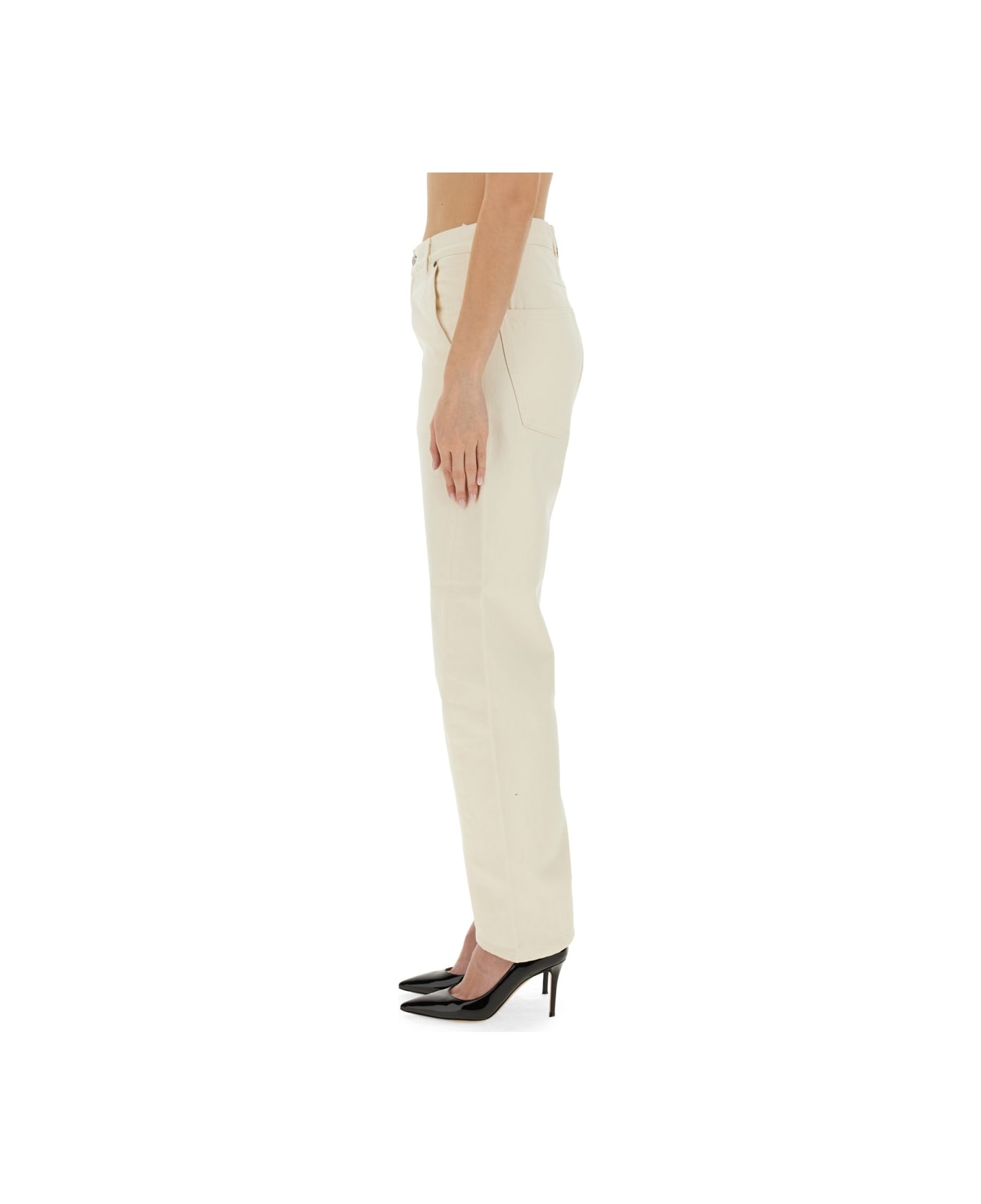 Victoria Beckham Relaxed Fit Jeans - POWDER