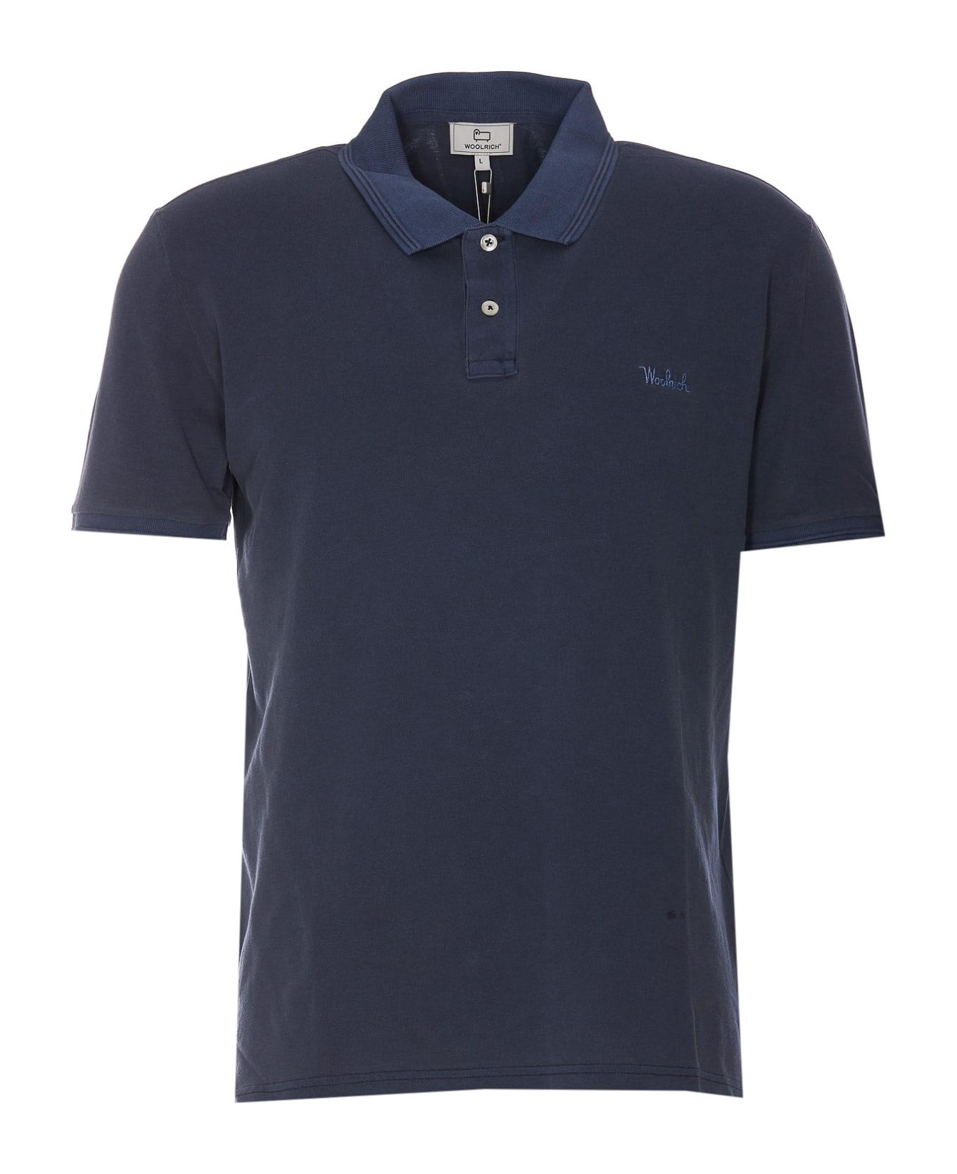 Woolrich Polo T-shirt - Melton Blue